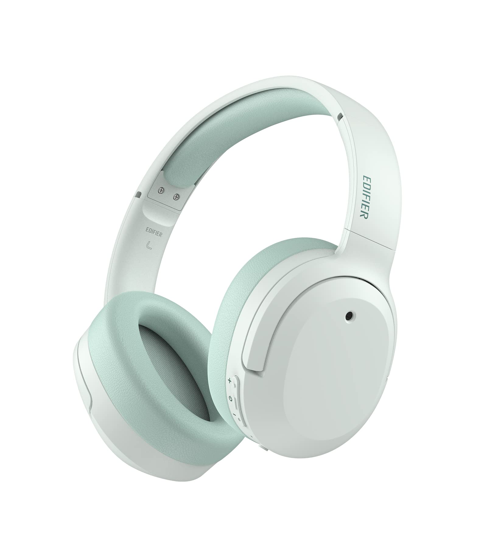 Edifier W820NB Plus Hybrid Active Noise Cancelling Headphones with LDAC Codec - Hi-Res Audio Wireless & Wired Over-Ear Headphones - Bluetooth 5.2, 49H Playtime, Fast Charge - Green - Perfect for Travel, Work & Music Lovers