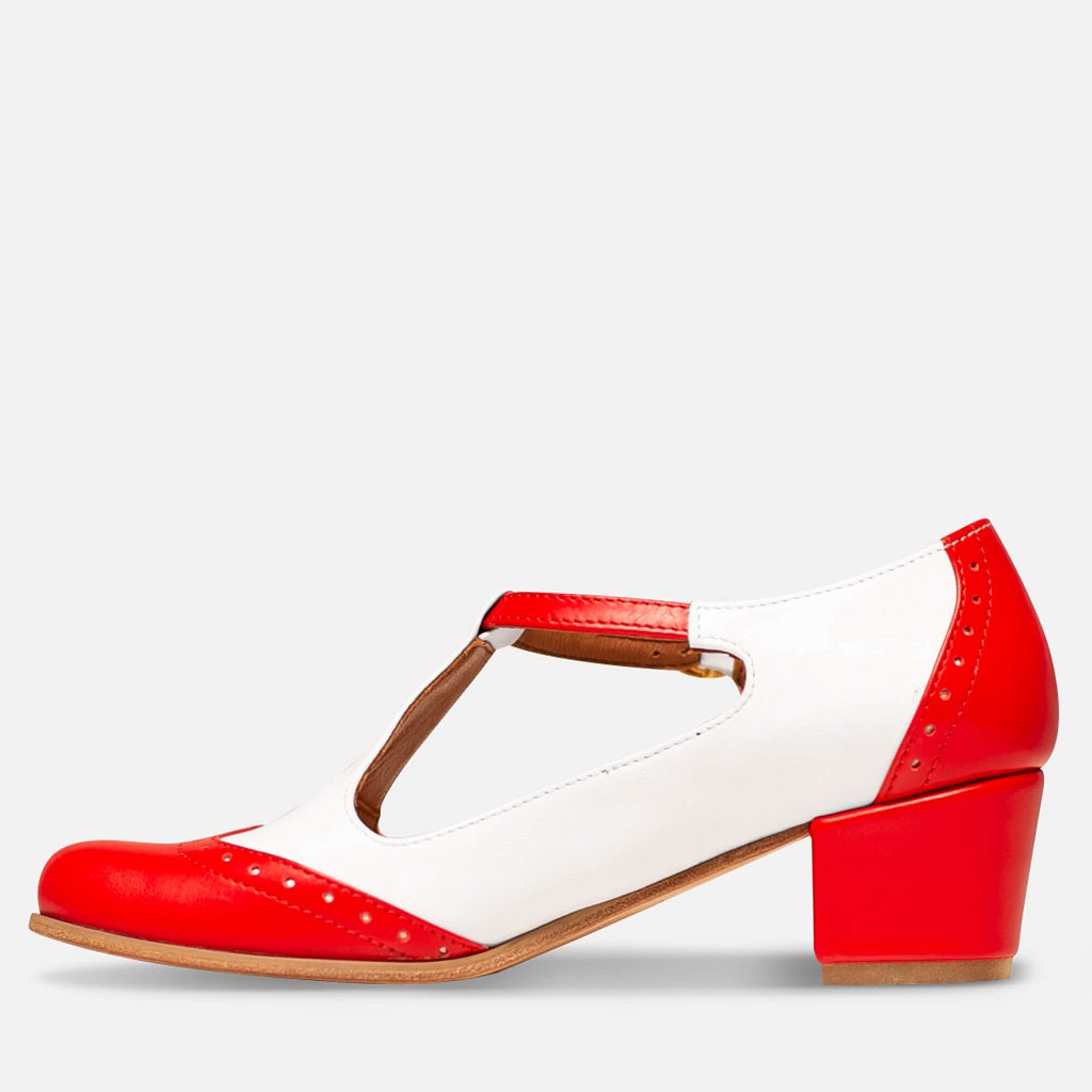 Ella Mary Janes Shoes for Women - Classic Comfortable Schoolgirl Style Flats with Buckle Strap - Perfect for School, Work, and Casual Outfits
