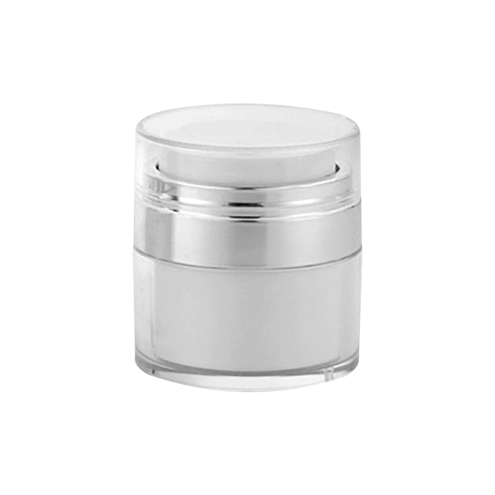 Vacuum Cream Press Bottle - Airless Cosmetic Container for Face Cream & Lotion | Perfect for Travel, Home Use & Salon Sub-Bottling