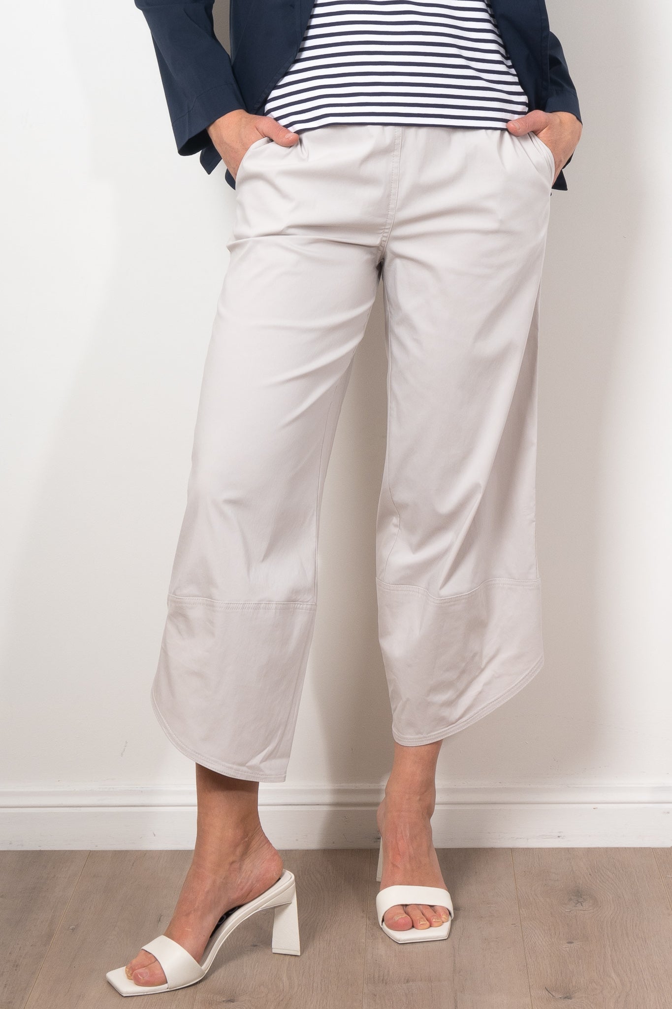 Mela Purdie Bevel Pant Microprene - High-Waist Slim Fit Work Pants for Women - Perfect for Office, Business Casual & Professional Workwear