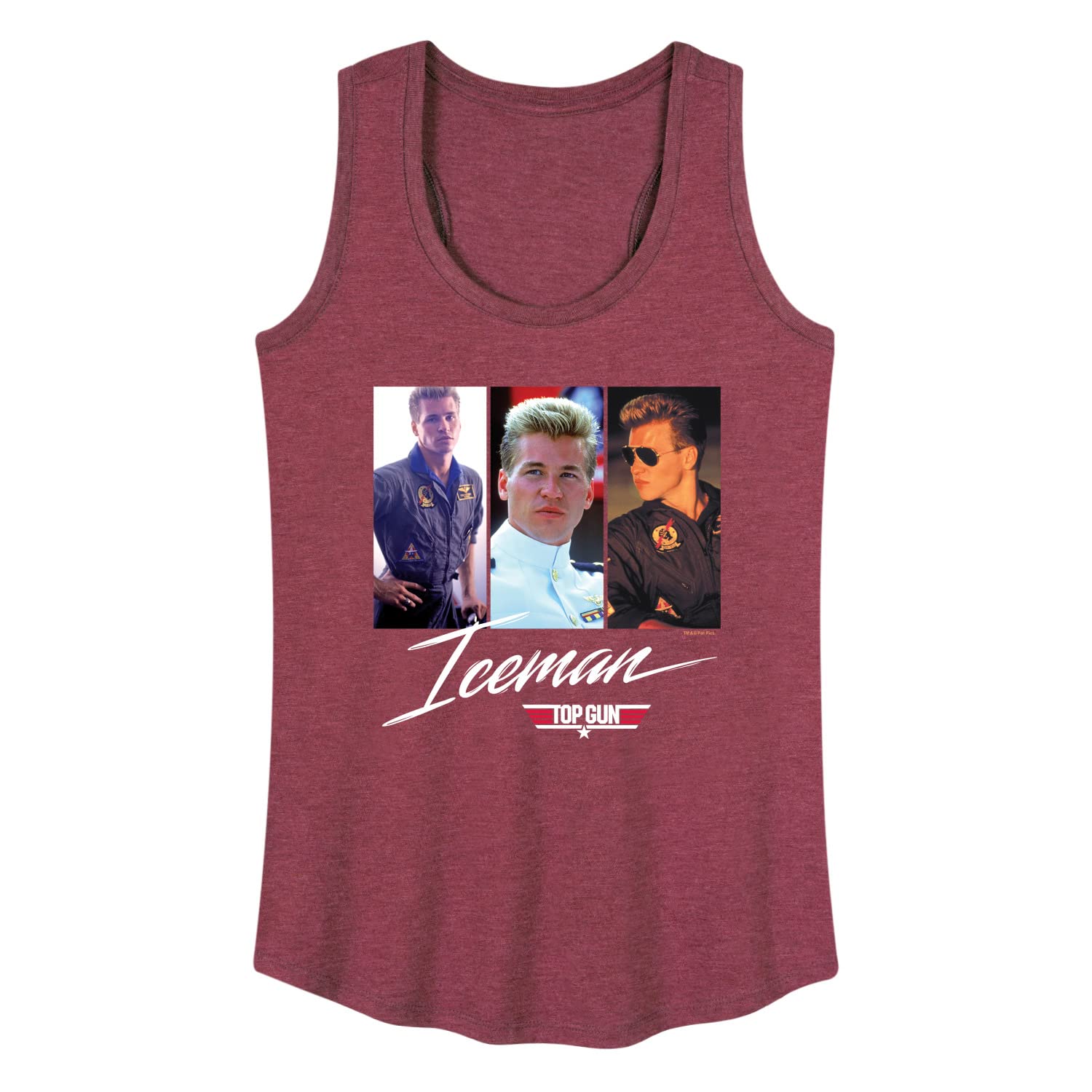 Top Gun Iceman Women's Racerback Tank Top - Hybrid Apparel | Casual Wear, Workout, Summer Fashion