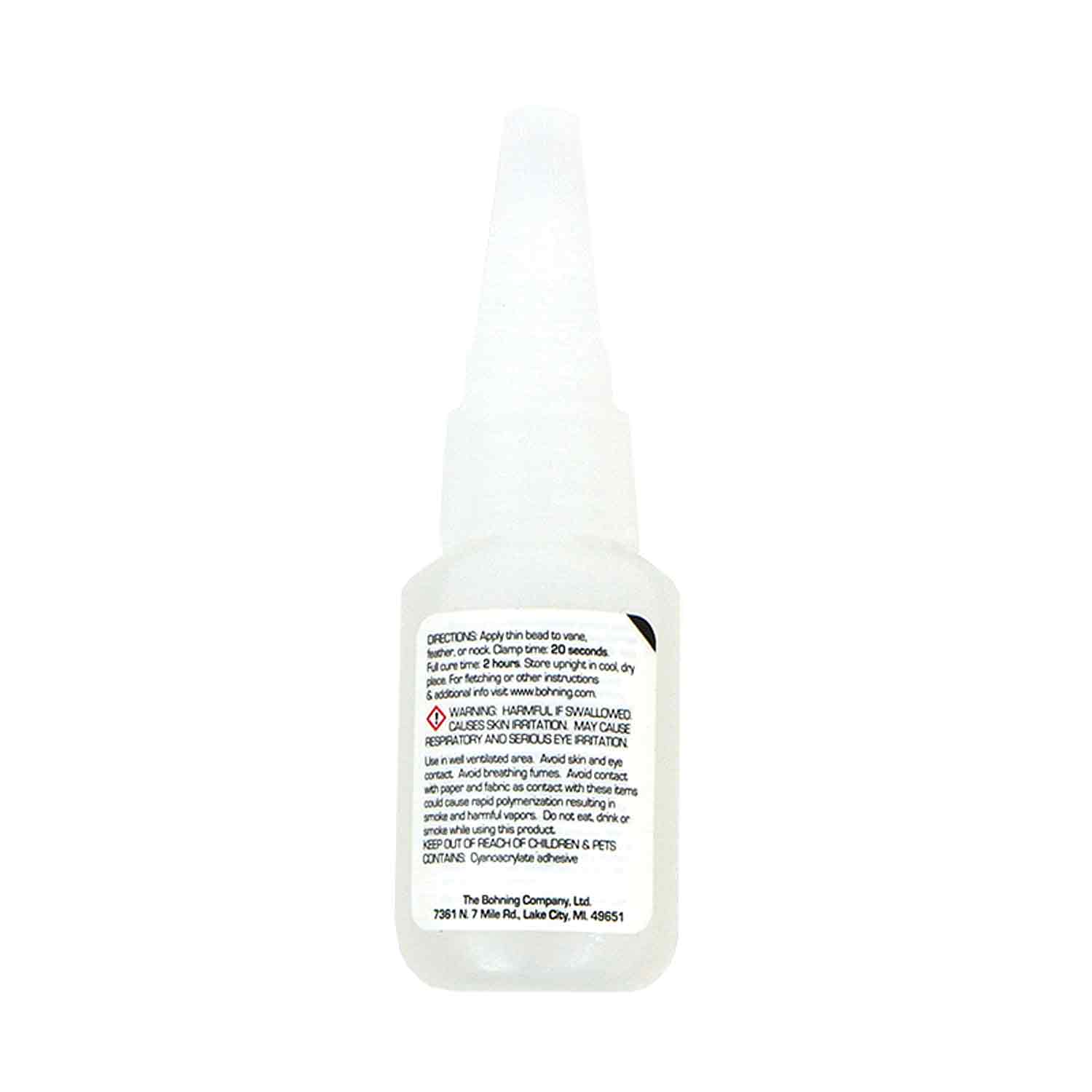 Bohning Blazer Bond Glue - 1 oz. High Strength Adhesive for Archery, Fletching, and DIY Repairs - Perfect for Arrow Building and Craft Projects