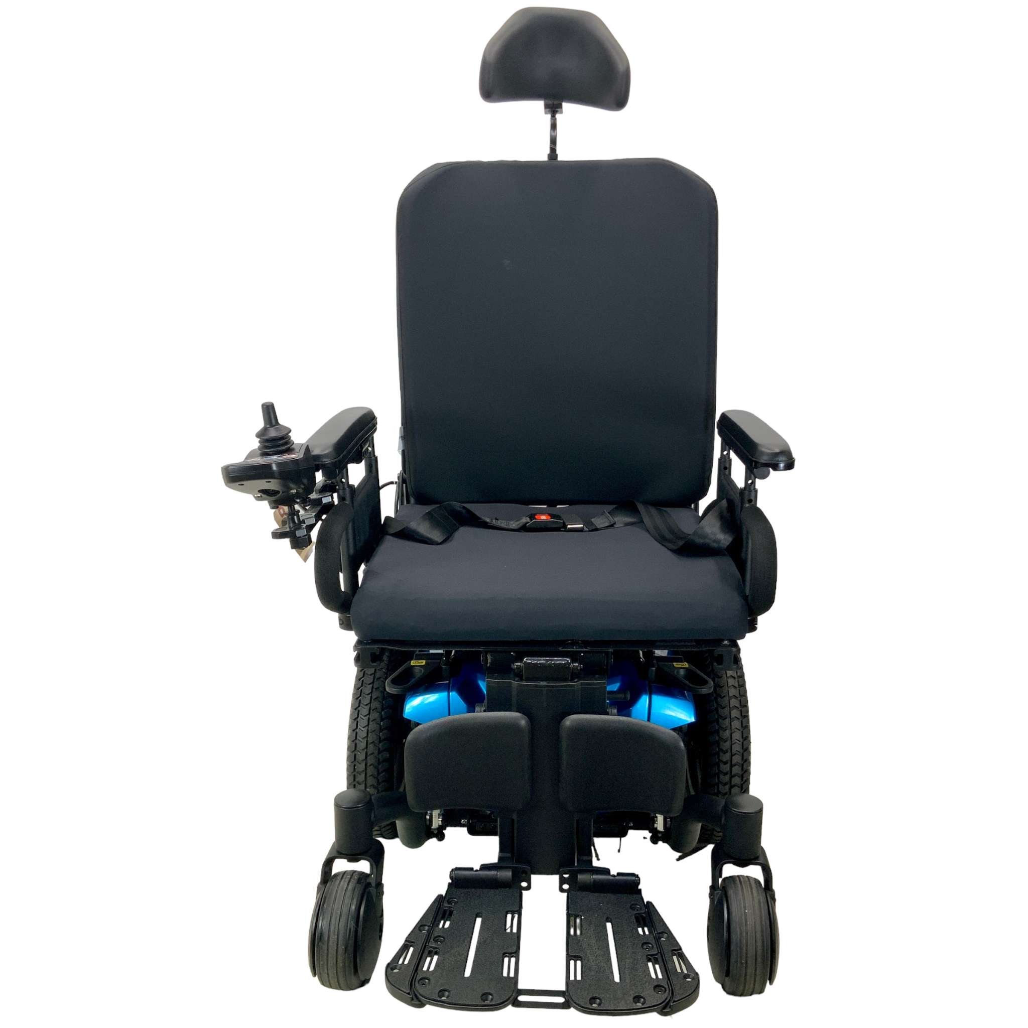 Pride Mobility Quantum J4 Rehab Power Wheelchair | 18 x 20 Inch Seat | Tilt & Swing Away Joystick | Electric Mobility Scooter for Adults & Seniors | Indoor & Outdoor Use for Home, Hospital & Rehabilitation