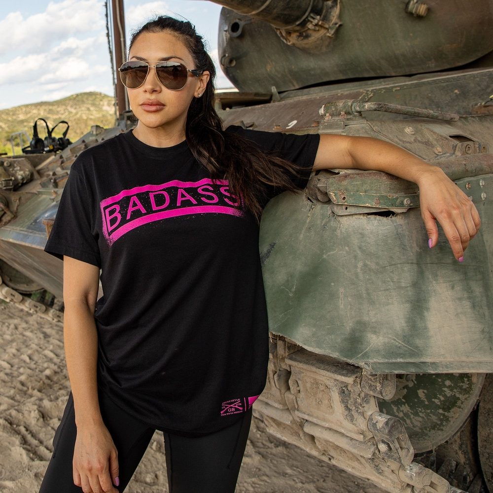 Badass Boyfriend Fit T-Shirt for Women - Black | Casual Streetwear & Everyday Comfort