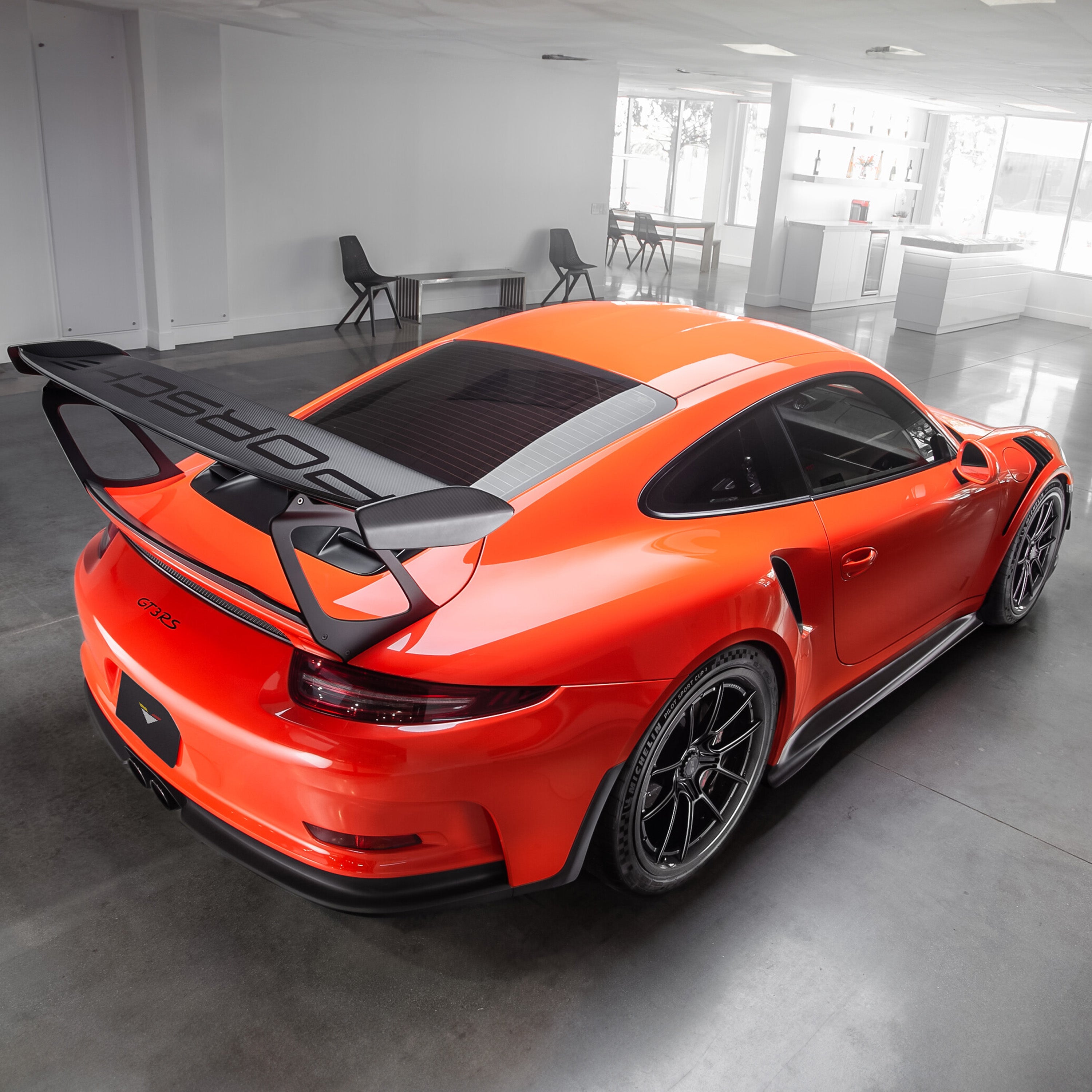 Porsche 991.1 911 GT3RS Rear Wing Spoiler - High Performance Carbon Fiber Trunk Lid Spoiler for Racing & Track Days | Perfect for Porsche Enthusiasts & Car Shows