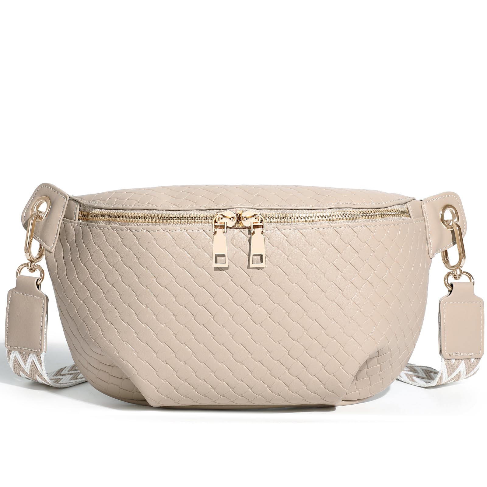 Trendy Women's Crossbody Sling Bag - Adjustable Strap Small Chest Fanny Pack for Travel, Gym & Daily Use | Faux Leather Purse for Phone & Essentials