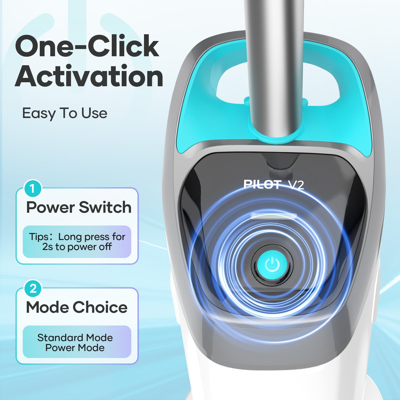 AIPER Cordless Handheld Pool Vacuum Cleaner - 70 Min Runtime, 2H Fast Charge, for Above Ground & Inground Pools, Corners, Stairs - Perfect for Quick Pool Cleaning & Maintenance