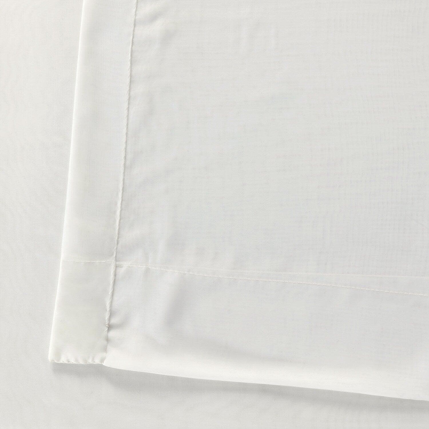 Double Layered Off White Sheer Curtains for Living Room & Bedroom - Light Filtering Window Drapes for Privacy & Style