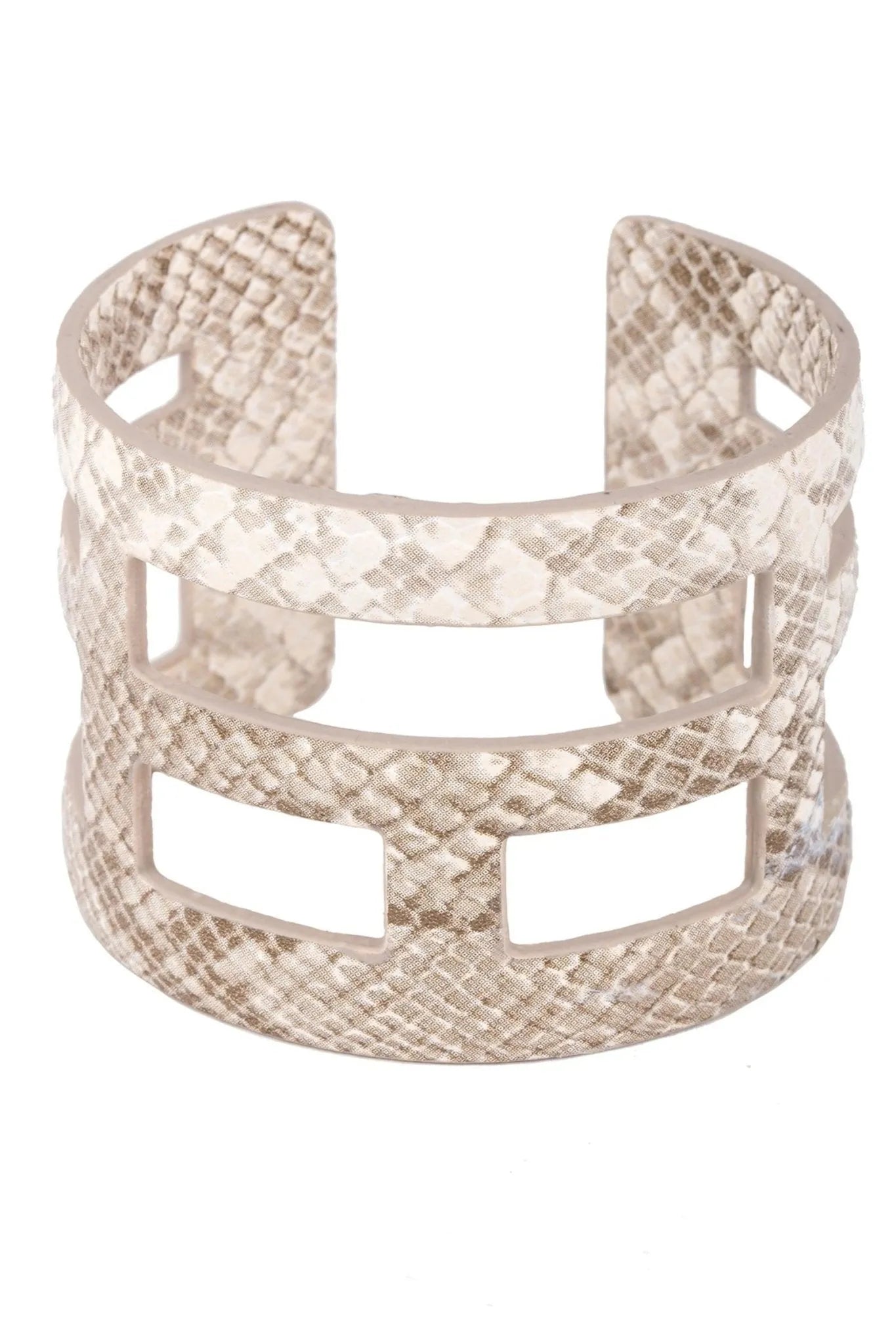 Jaanavar Animal Print Cuff Bracelet for Women - Stylish Boho Fashion Accessory for Parties, Weddings & Everyday Wear