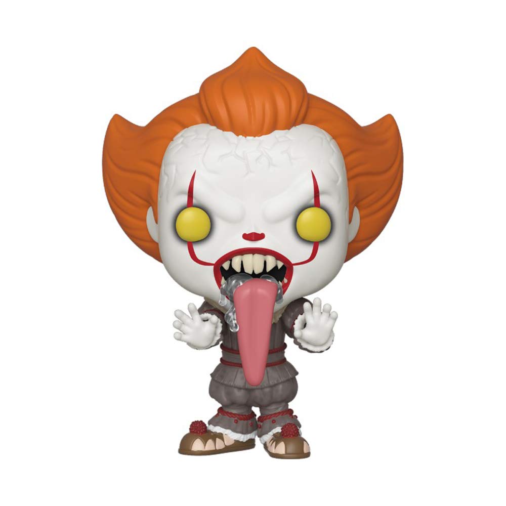 Funko Pop! Movies: IT Chapter Two - Pennywise with Dog Tongue Collectible Figure, Multicolor, One-Size - Perfect for Horror Fans & Pop Culture Collectors
