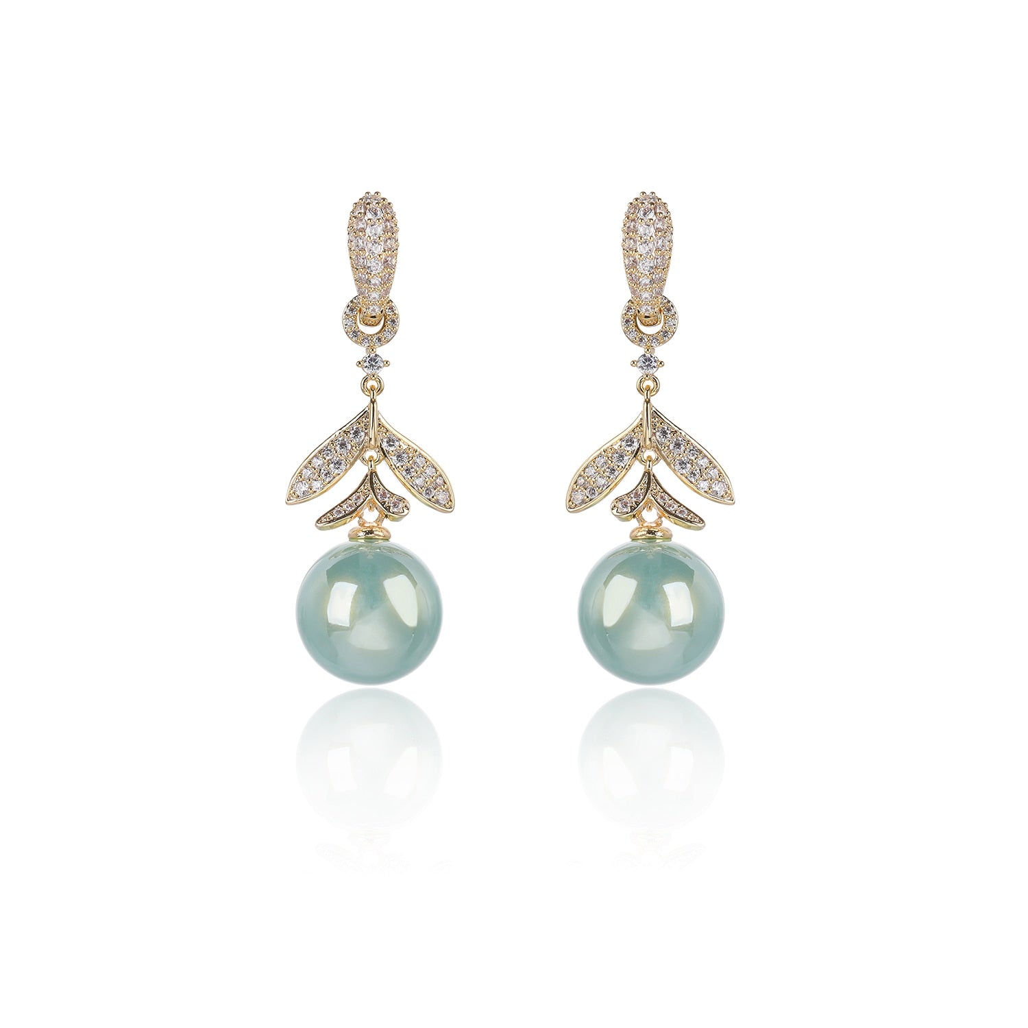 Cubic Zirconia Drop Earrings for Women - Elegant Wedding & Prom Dangle Jewelry - Perfect for Bridal, Evening Parties & Special Occasions