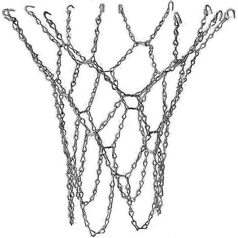 AND1 Chain Basketball Net - Heavy Duty Outdoor Basketball Hoop Accessory for Driveway, Park & Backyard Play