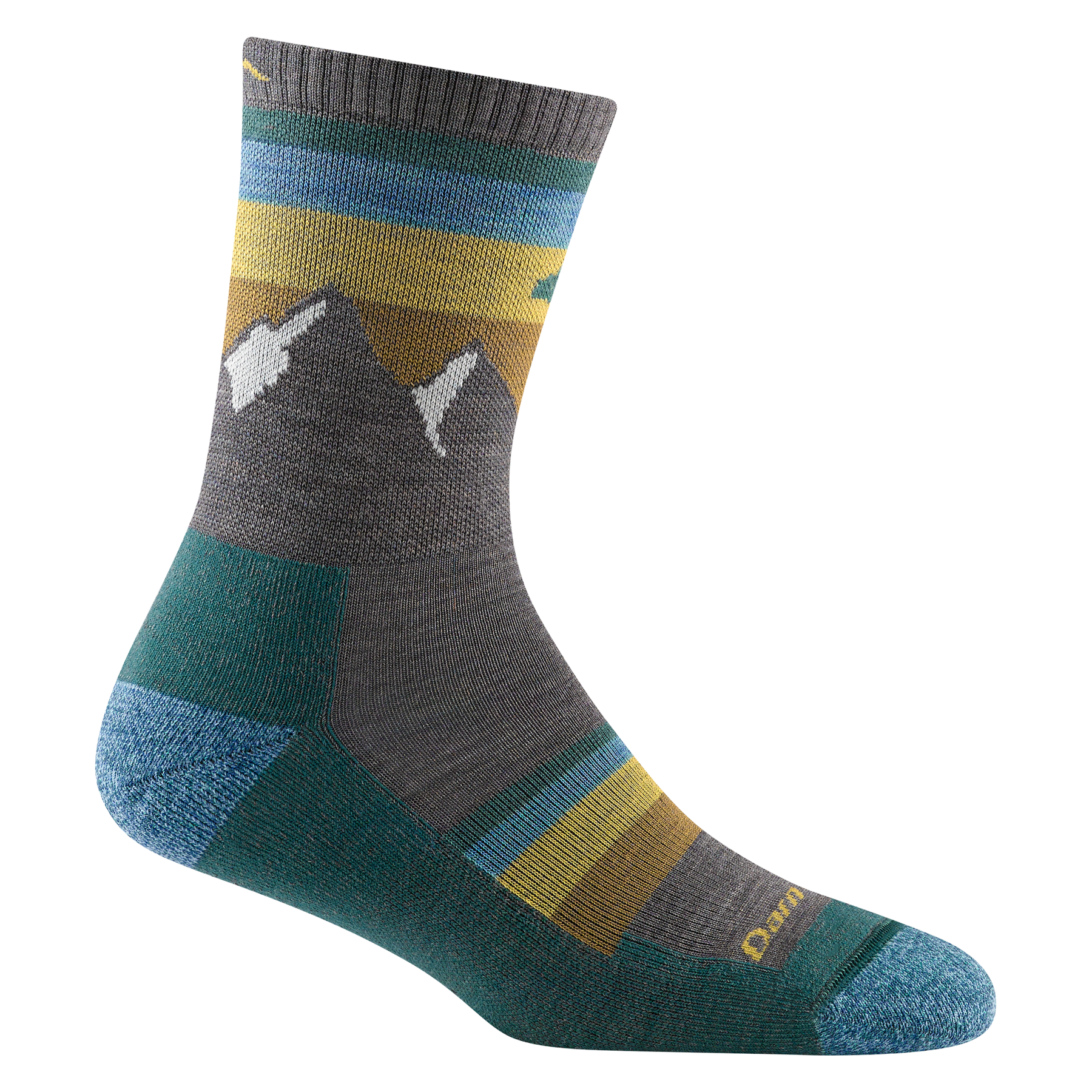 Darn Tough 5005 Sunset Ledge Micro Crew Lightweight Cushion Socks for Women - Hiking, Running & Everyday Comfort
