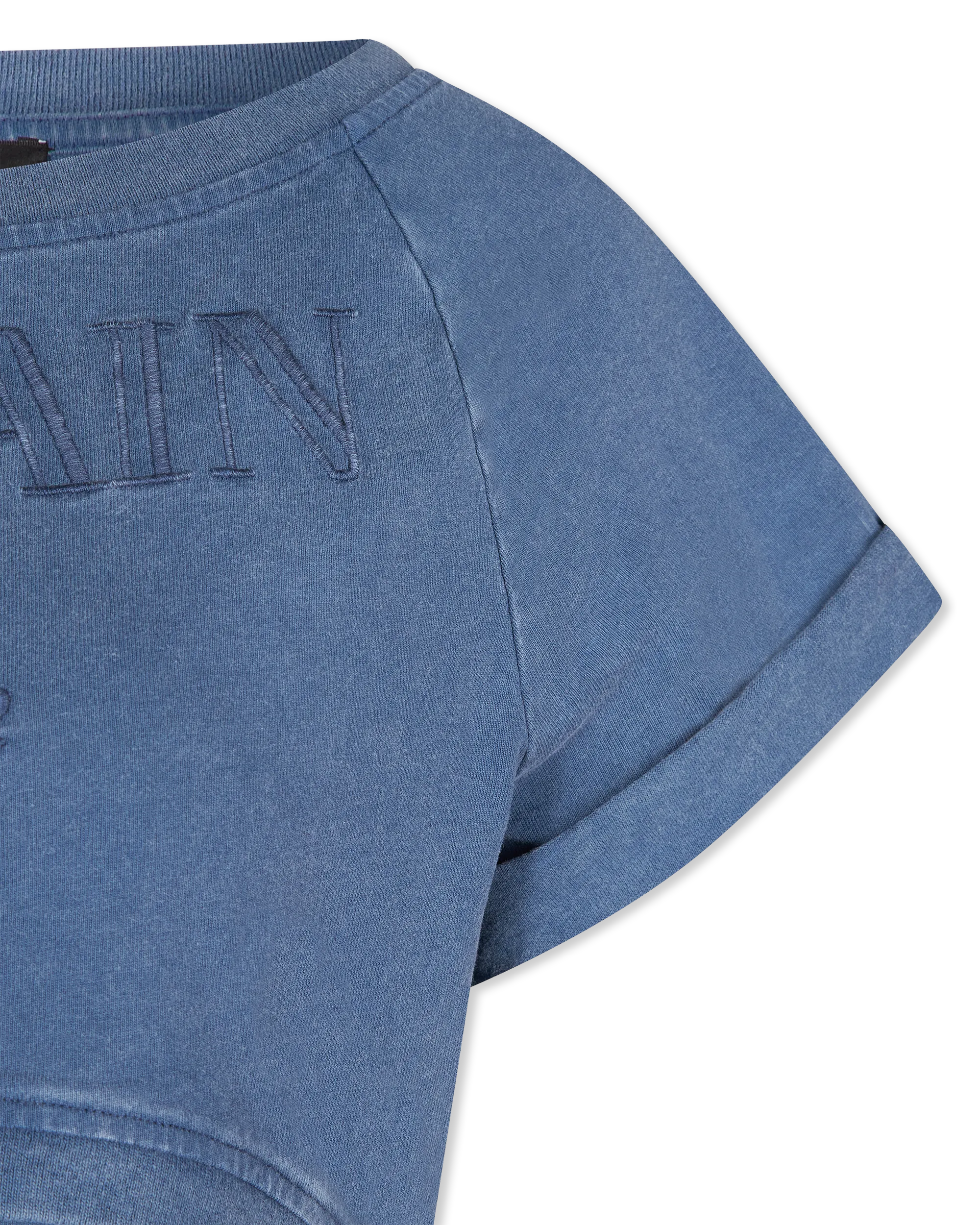 Balmain Embroidered Cropped T-Shirt for Women - Luxury Fashion Top for Casual & Night Out