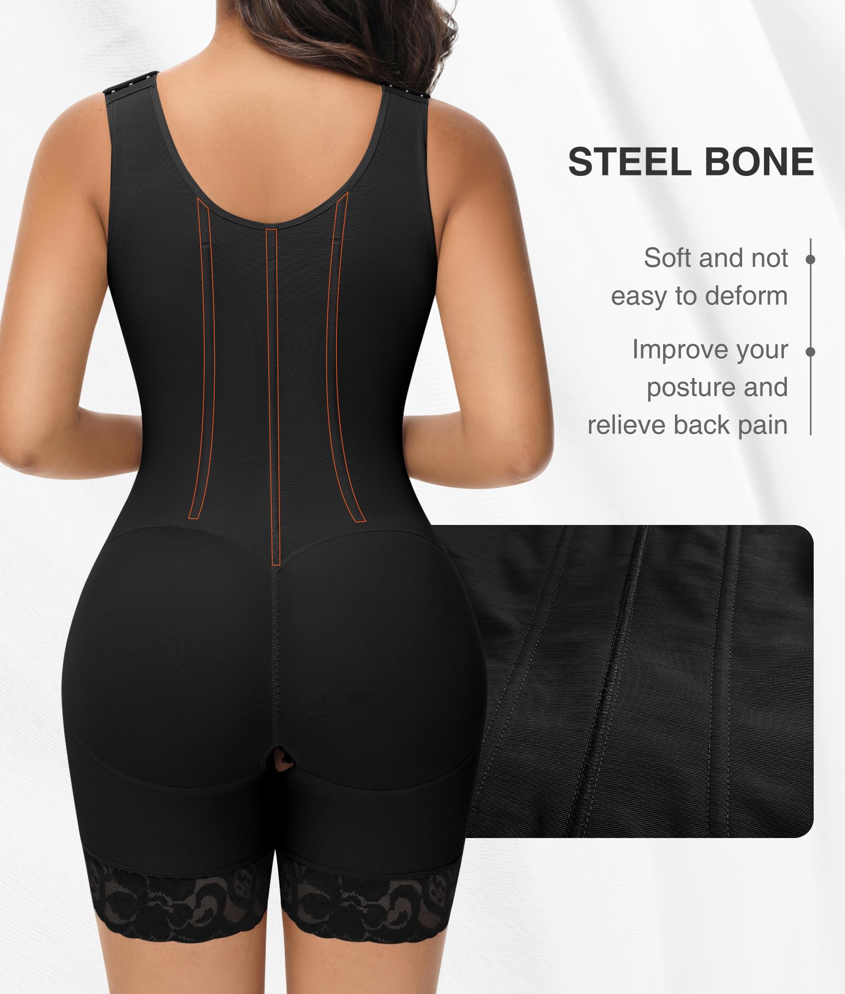 M MYODRESS Colombian Shapewear - Post Surgery Compression Garment, Full Body Shaper Girdle for Tummy Control & Waist Training - Perfect for Recovery, Special Occasions & Everyday Wear