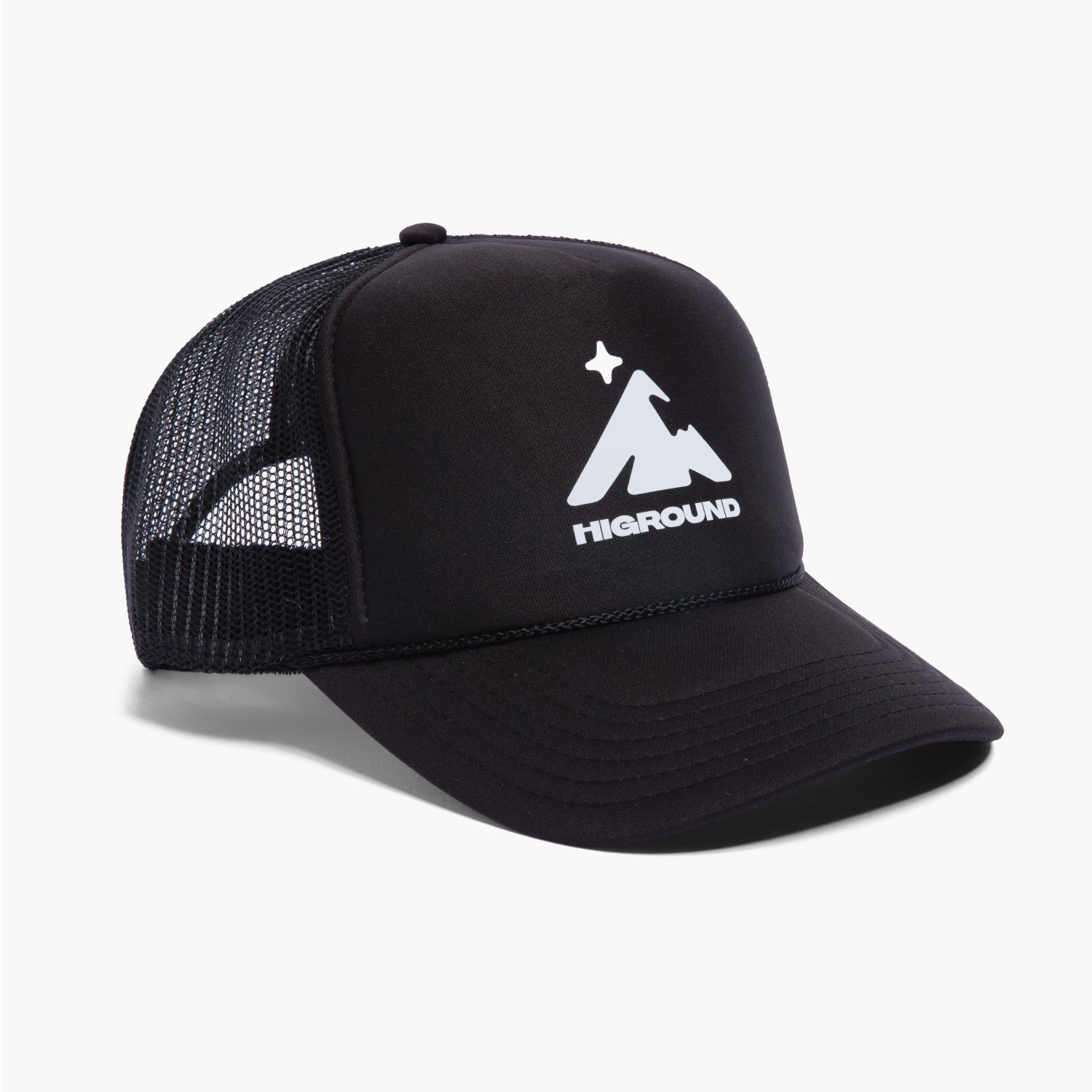 HIGROUND Summit Hat - Black | Adjustable Baseball Cap for Outdoor Hiking, Camping & Travel | Stylish & Comfortable Unisex Design