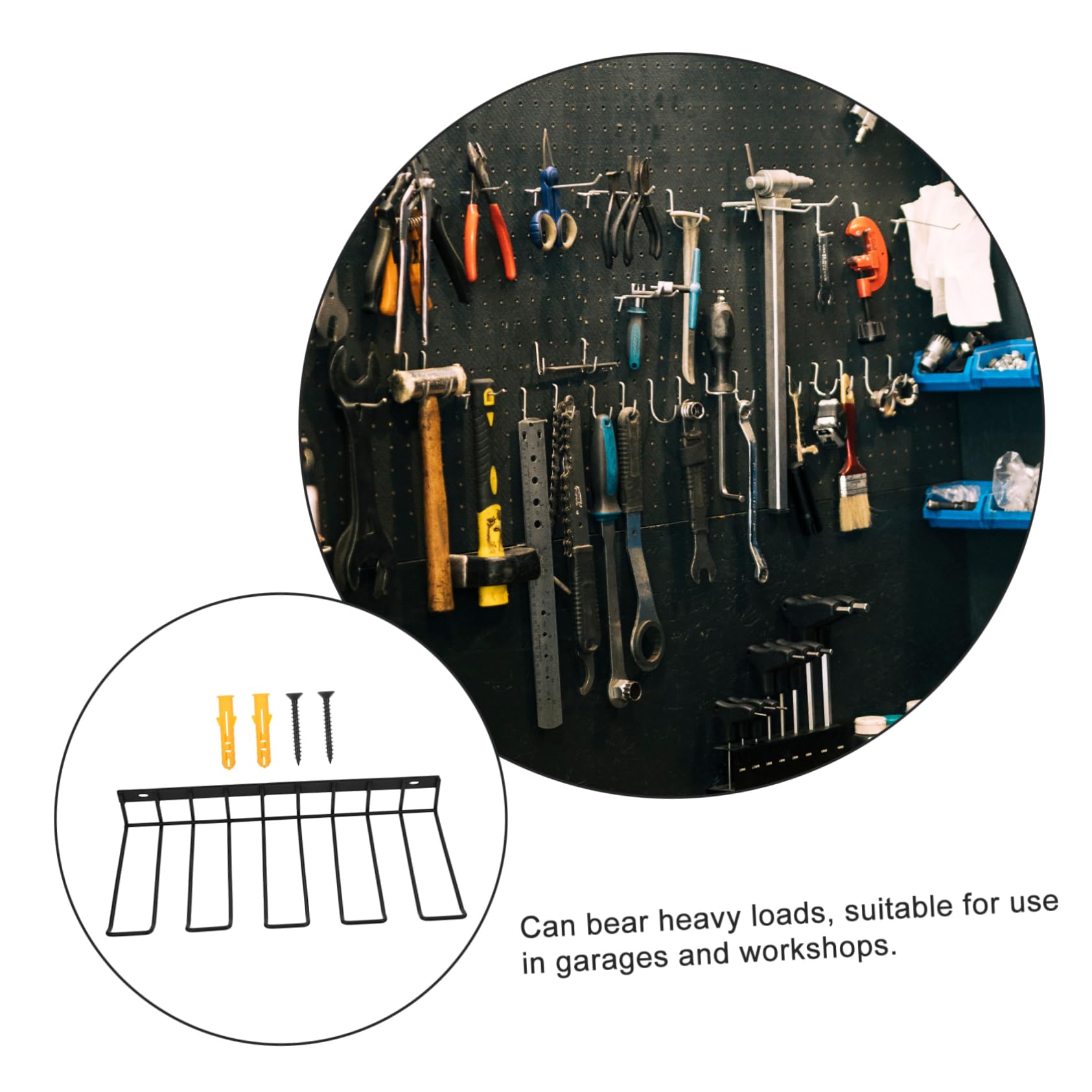 SOESFOUFU Screwdriver Storage Holder - Wall Mounted Power Tool Organizer Rack for Garage, Workshop & DIY Projects - Durable Tool Organizer for Screwdrivers, Wrenches & More
