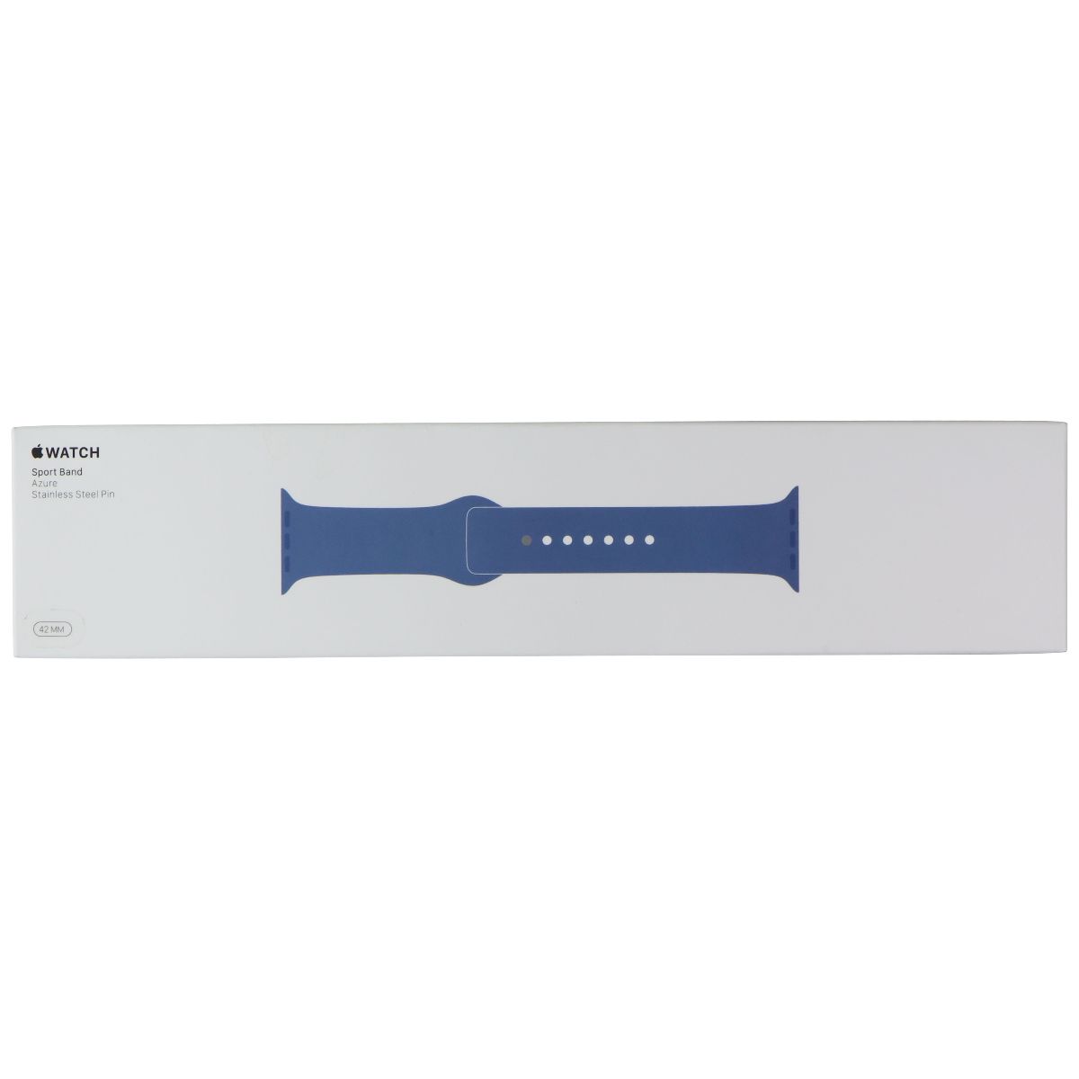 Apple Watch 42mm Sport Band - Compatible with 45mm/44mm/42mm Models - Azure Blue - Full Set - Perfect for Fitness, Workouts & Everyday Wear
