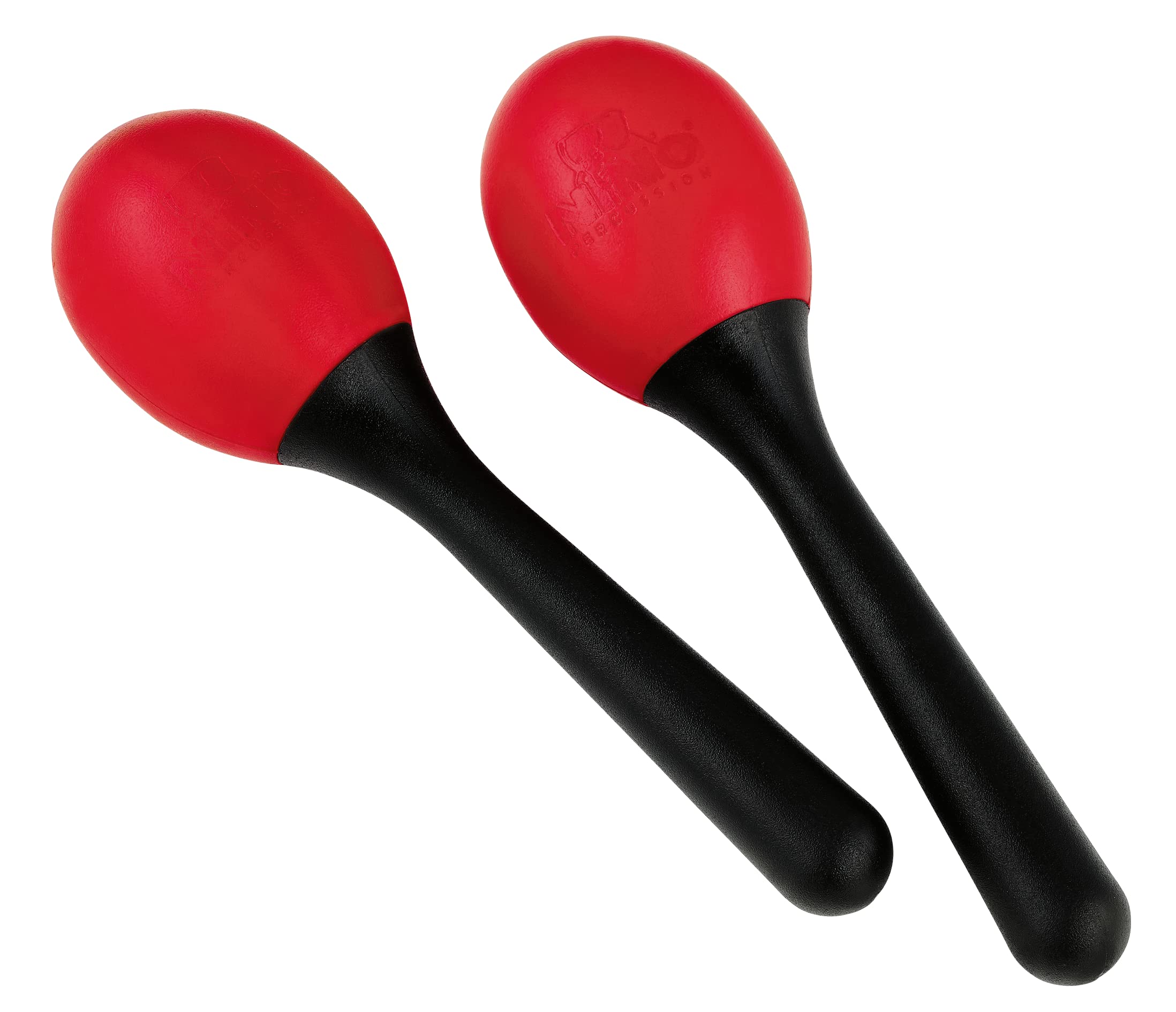 Meinl NINO Plastic Egg Maracas - Red Percussion Shakers for Kids, Music Education, and Latin Dance - Perfect for Classroom, Band Practice & Party Performances