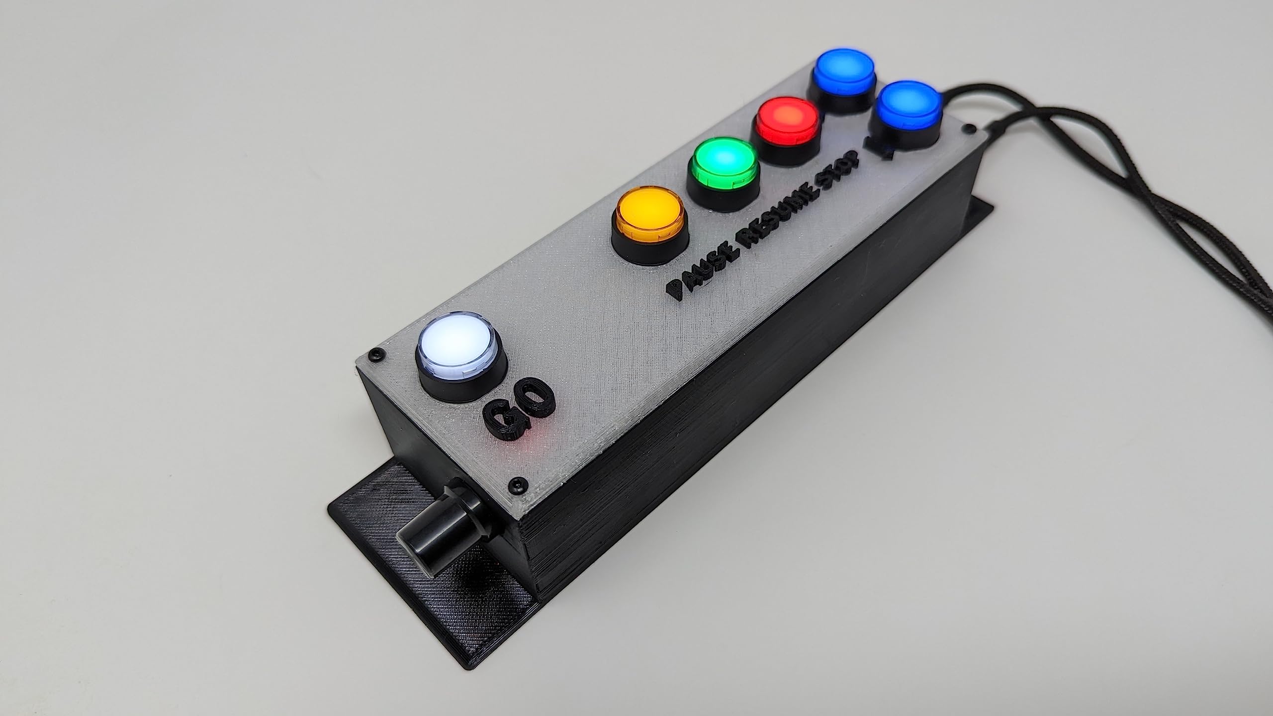 GO Button Box Remote - Compatible with QLab®, SCS, Midi, Single/Dual USB & DIN - Perfect for Theater Shows, Live Performances & Studio Control