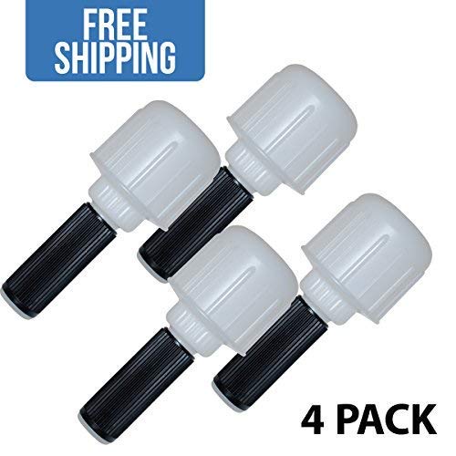 4 Pack Plastic Stretch Wrap Dispenser Handle - Heavy Duty Shipping Supplies for Moving, Packing & Warehouse Use