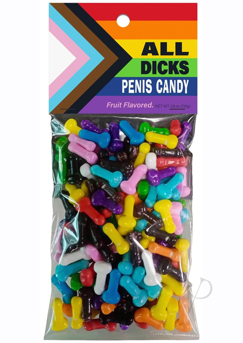 All Dicks Penis Candy - Assorted Flavors (3.88oz) - Fun Novelty Gag Gift for Bachelorette Parties & Adult Humor