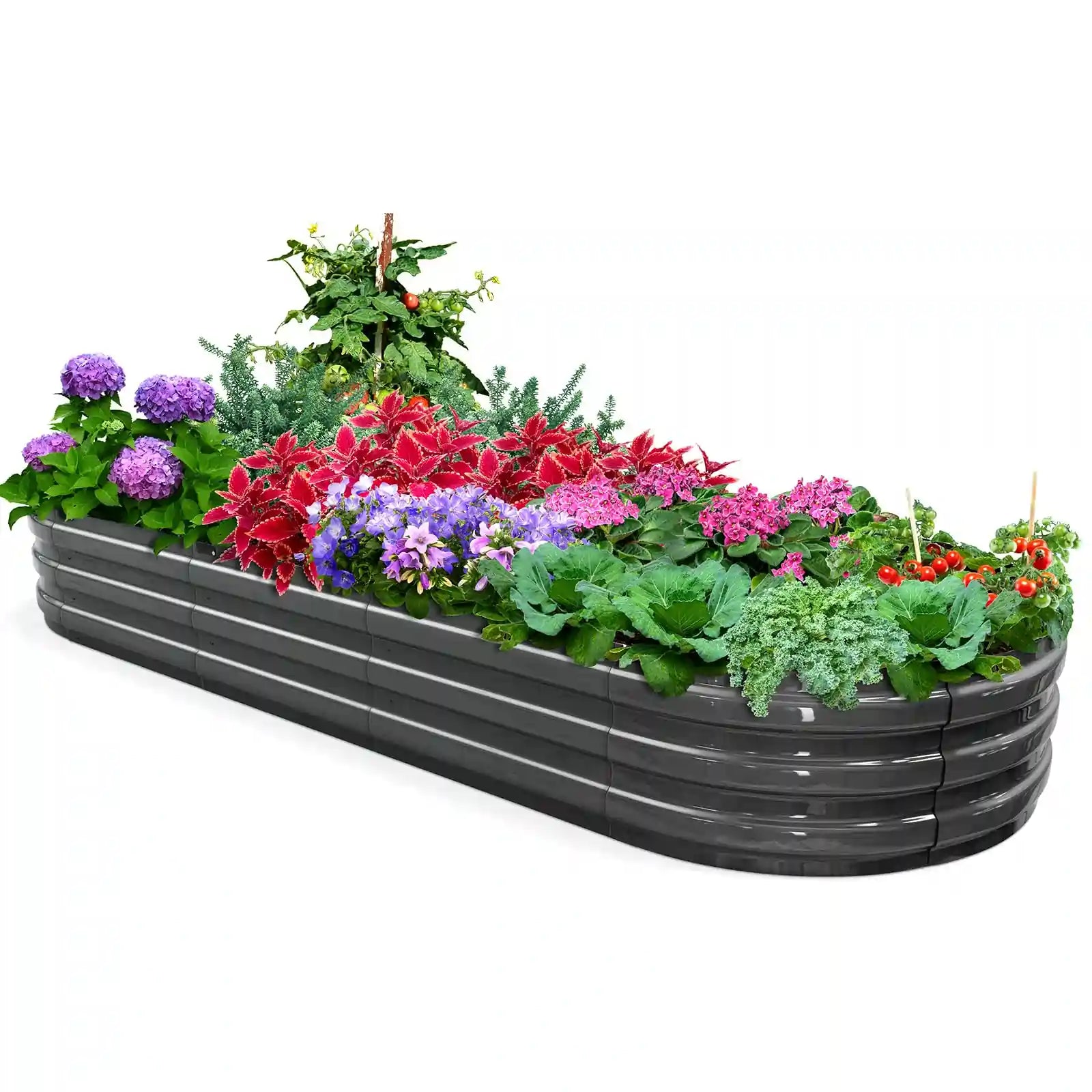 Sturdy Screwless Raised Garden Bed Kit - Easy Assembly Elevated Planter Box for Vegetables, Flowers & Herbs - Perfect for Backyard, Patio & Urban Gardening