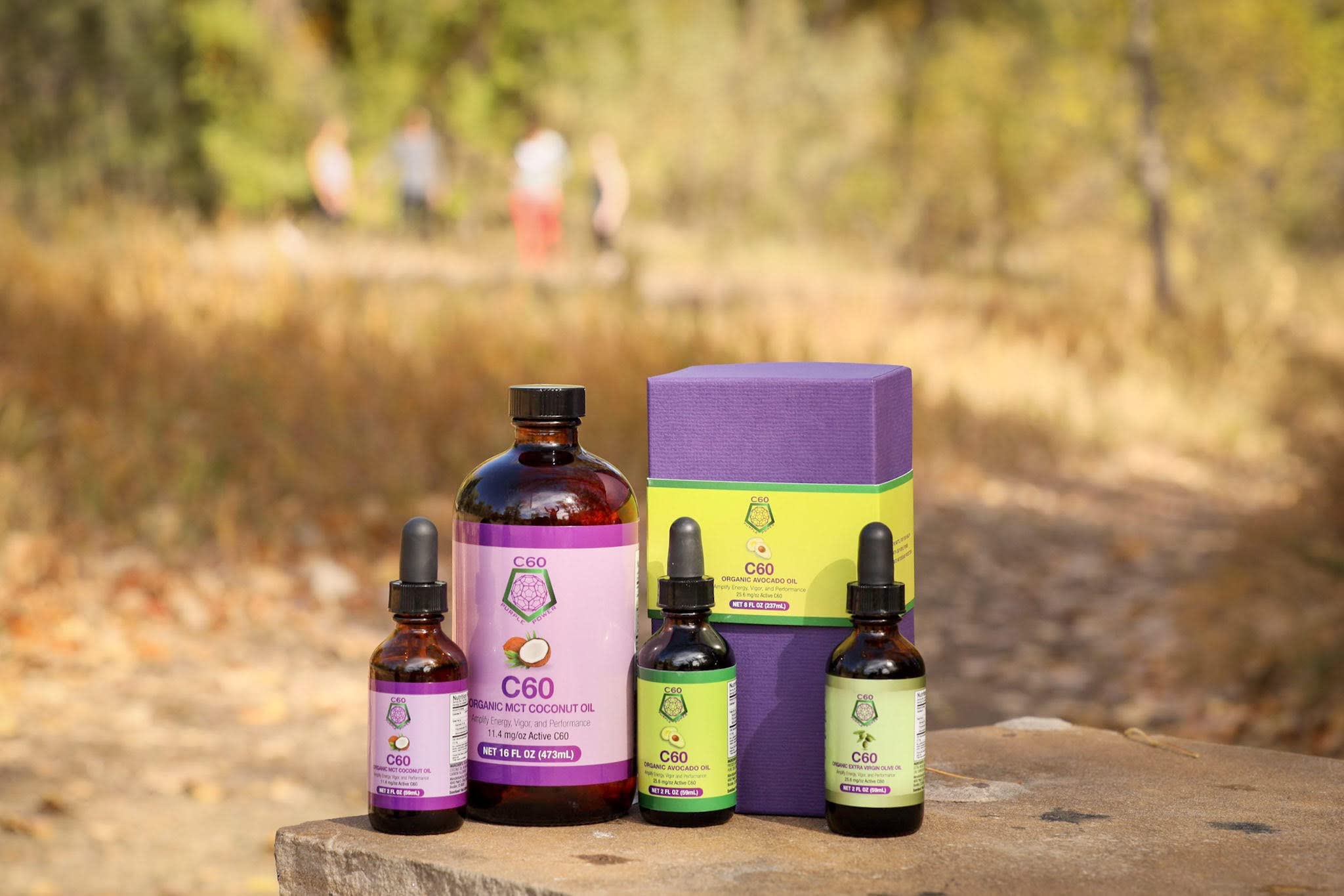 Organic C60 Purple Power Extra Virgin Olive Oil (8 Fl Oz) - 99.99% Pure Carbon 60 Antioxidant Supplement - Third-Party Tested for Purity & Quality - USA Made - Supports Cellular Health & Anti-Aging - Perfect for Daily Wellness Routine & Immune Boost
