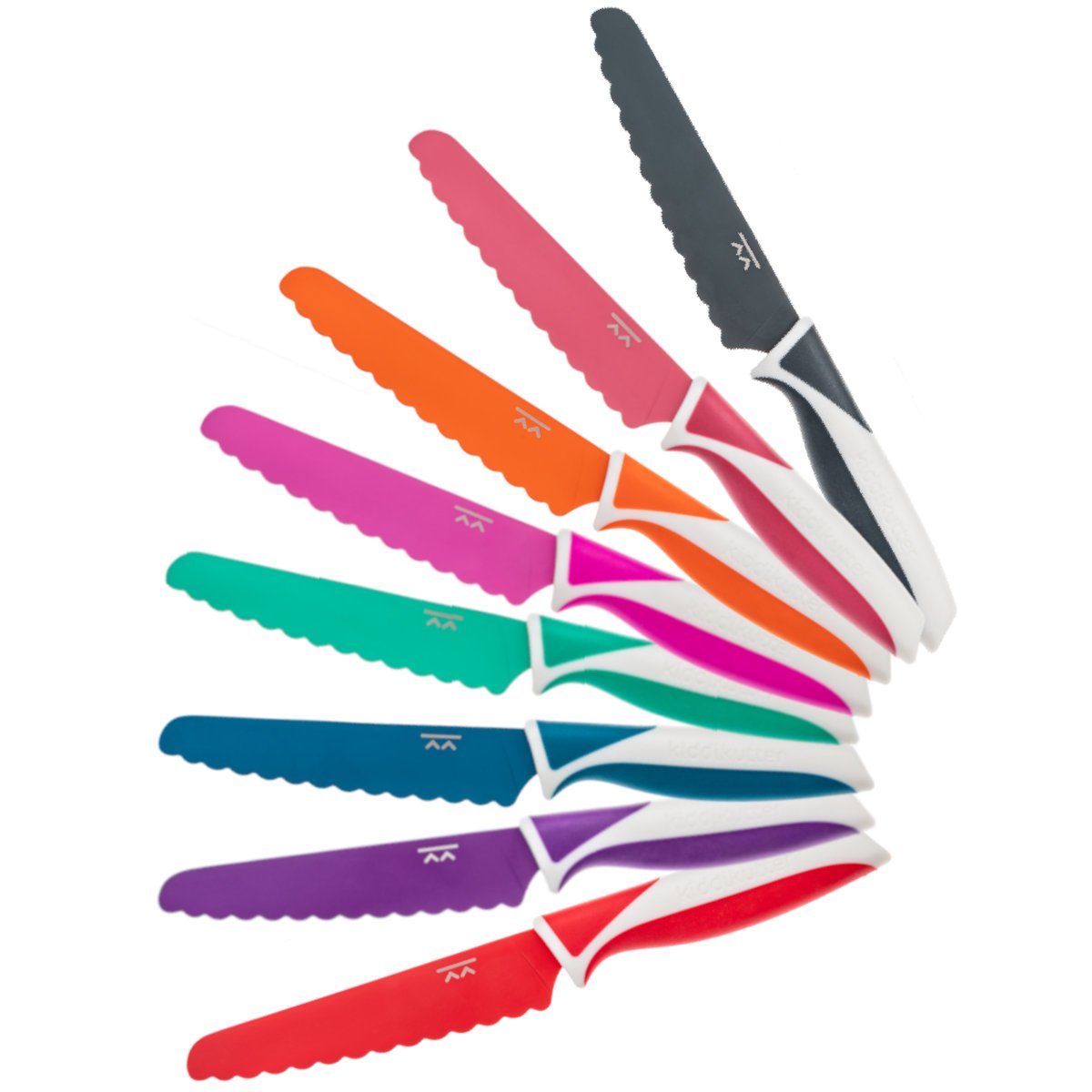 Kiddi Kutter Safe Kids Knife - Orange Plastic Safety Knife for Children | Perfect for Cooking, Baking & Food Prep Activities with Kids