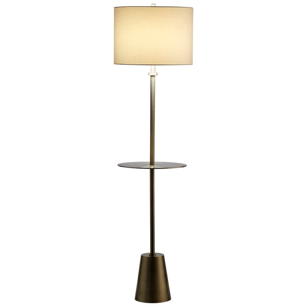 Cyan Design 10950 Peplum Floor Lamp in Brass - Elegant Living Room Lighting for Modern Home Decor & Cozy Reading Nook
