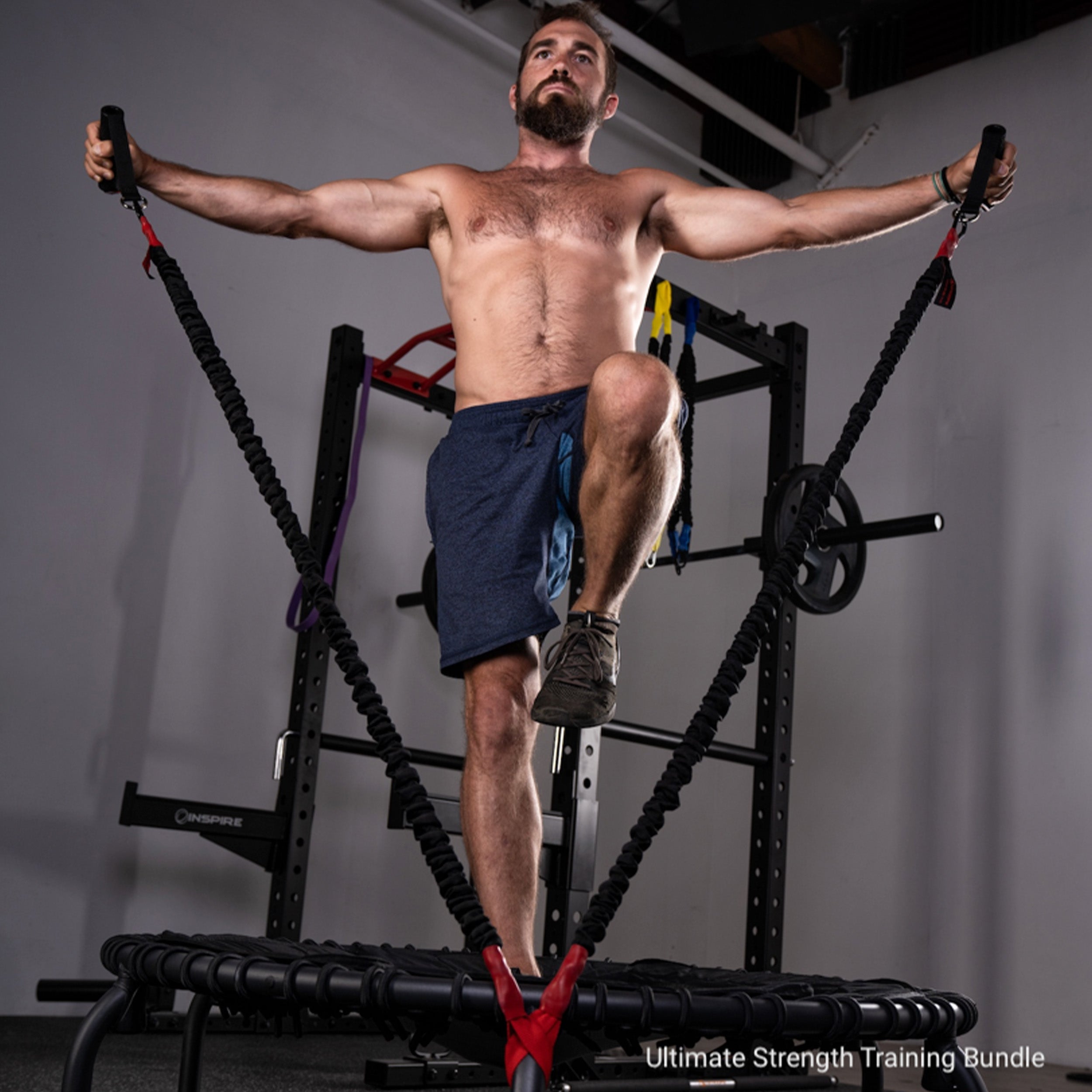 Best Strength Training Kit Bundles for Home Gym | Fitness Trampoline Accessories for Cardio & Core Workouts - Perfect for Weight Loss & Family Fitness