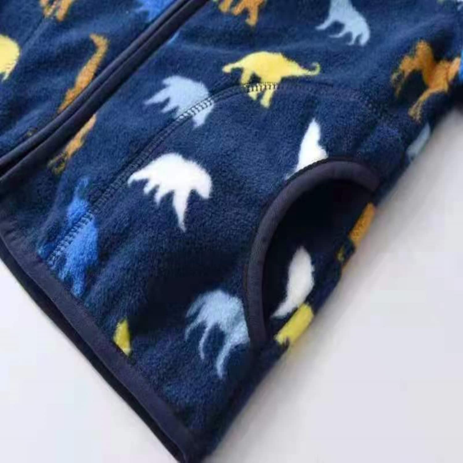 Boys' Fleece Jacket with Full Zipper & Fun Prints - Cozy Outerwear for Toddlers (Ages 2-5) | Perfect for Playdates, Preschool & Outdoor Adventures