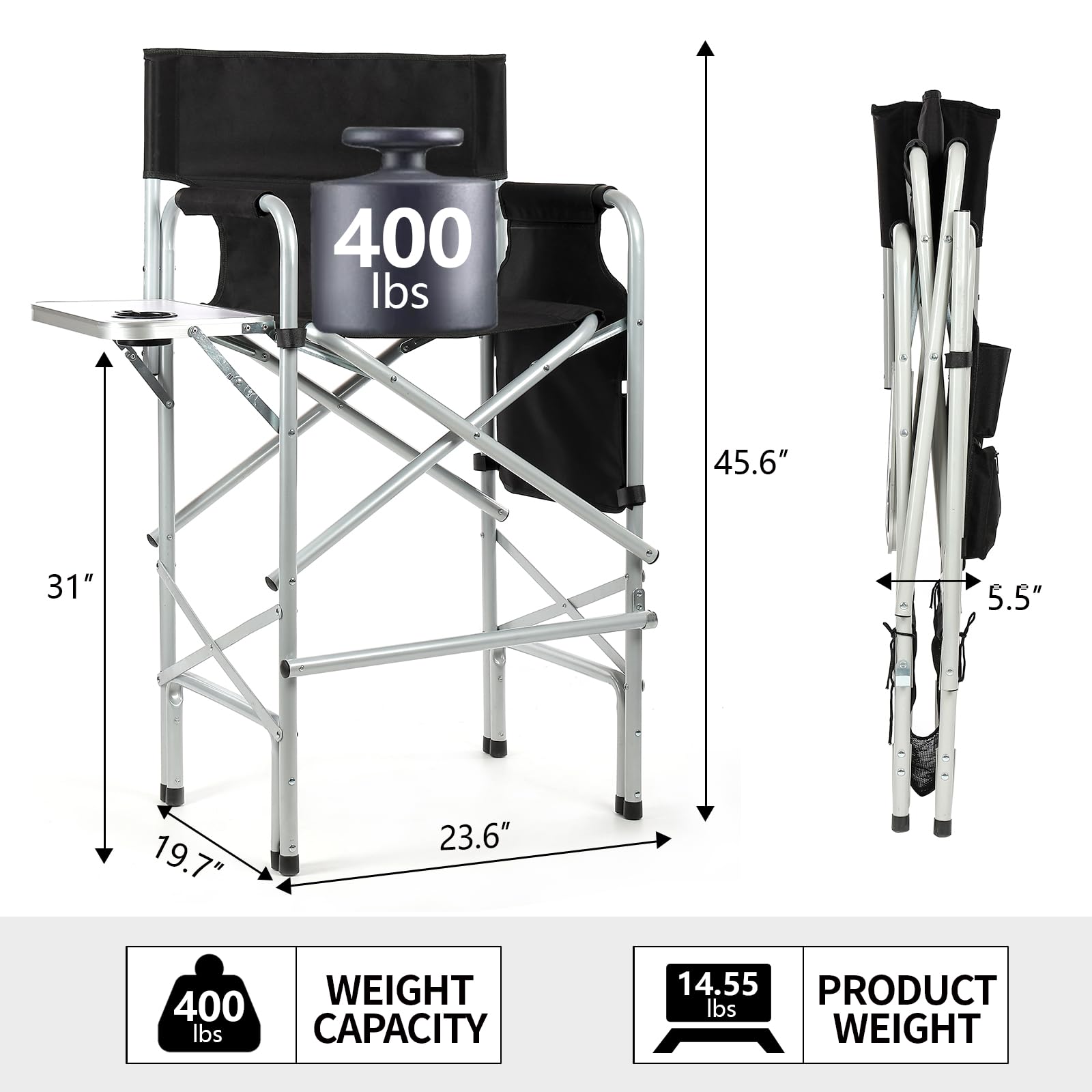 Professional Makeup Artist Chair 45.6