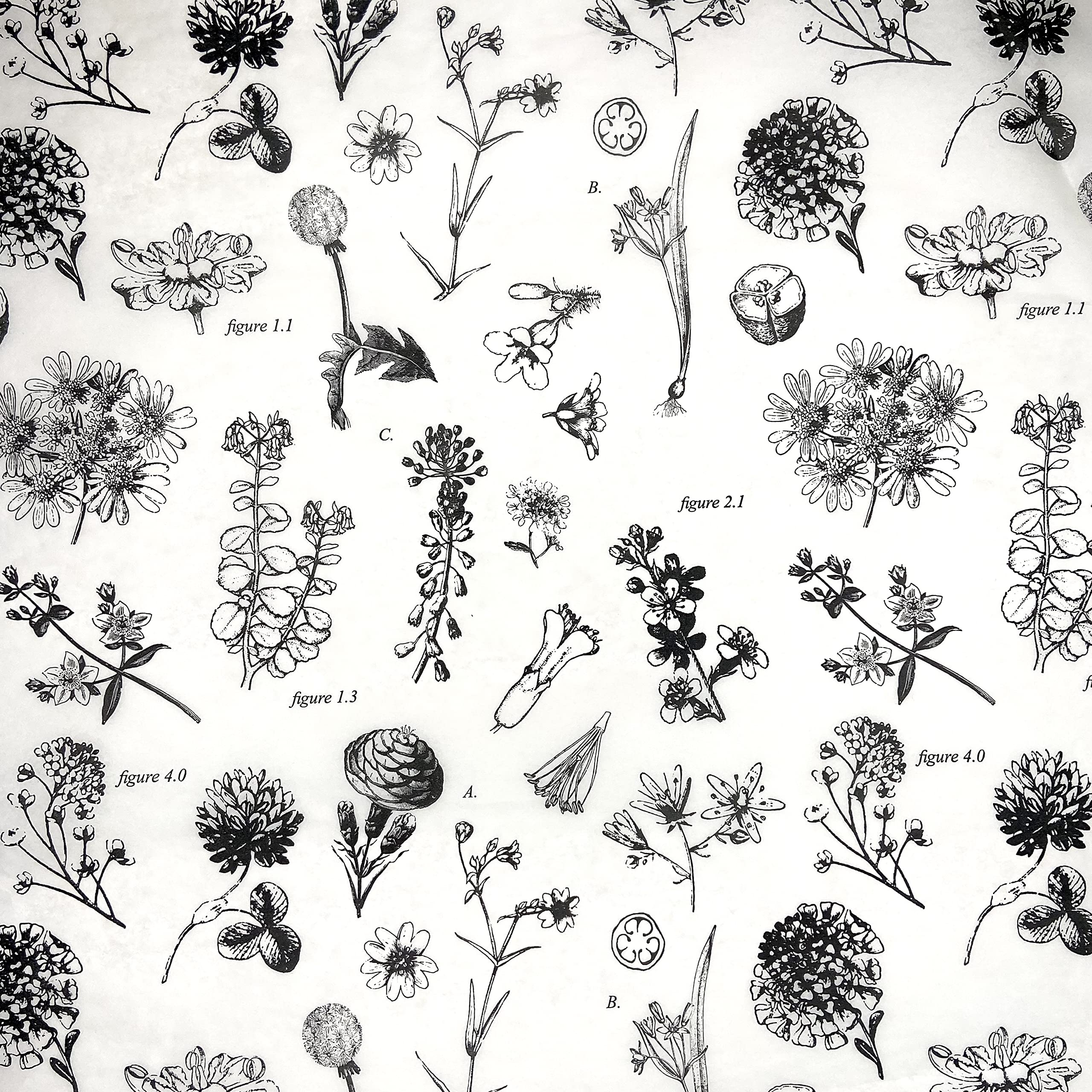 Decorative Toilet Paper Covers Set of 9 - 3 Unique Floral Designs (Botanical Blossom Pattern) Fits All Standard Toilet Paper Rolls - Perfect for Bathroom Decor, Home Styling & Gift Giving