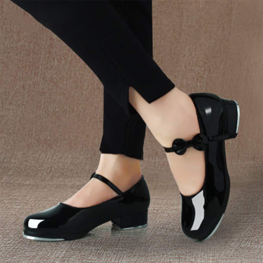 HROYL Kids Tap Shoes for Boys & Girls - TL208/258 for Dance & Performances