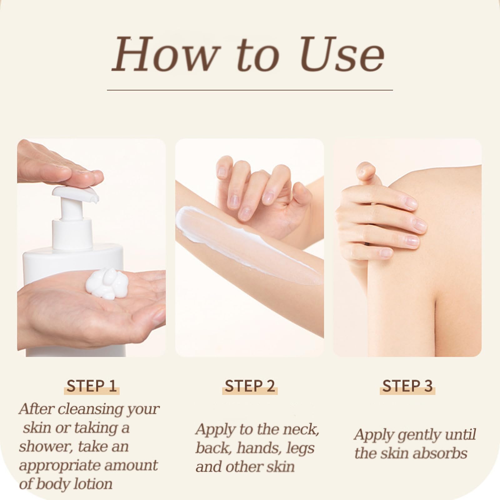 Brightening Body Lotion with HD Cosmetic Efficiency - Hydrating & Skin Tone Correcting Moisturizer for Dry Skin - Perfect for Daily Use & Nighttime Skincare Routine