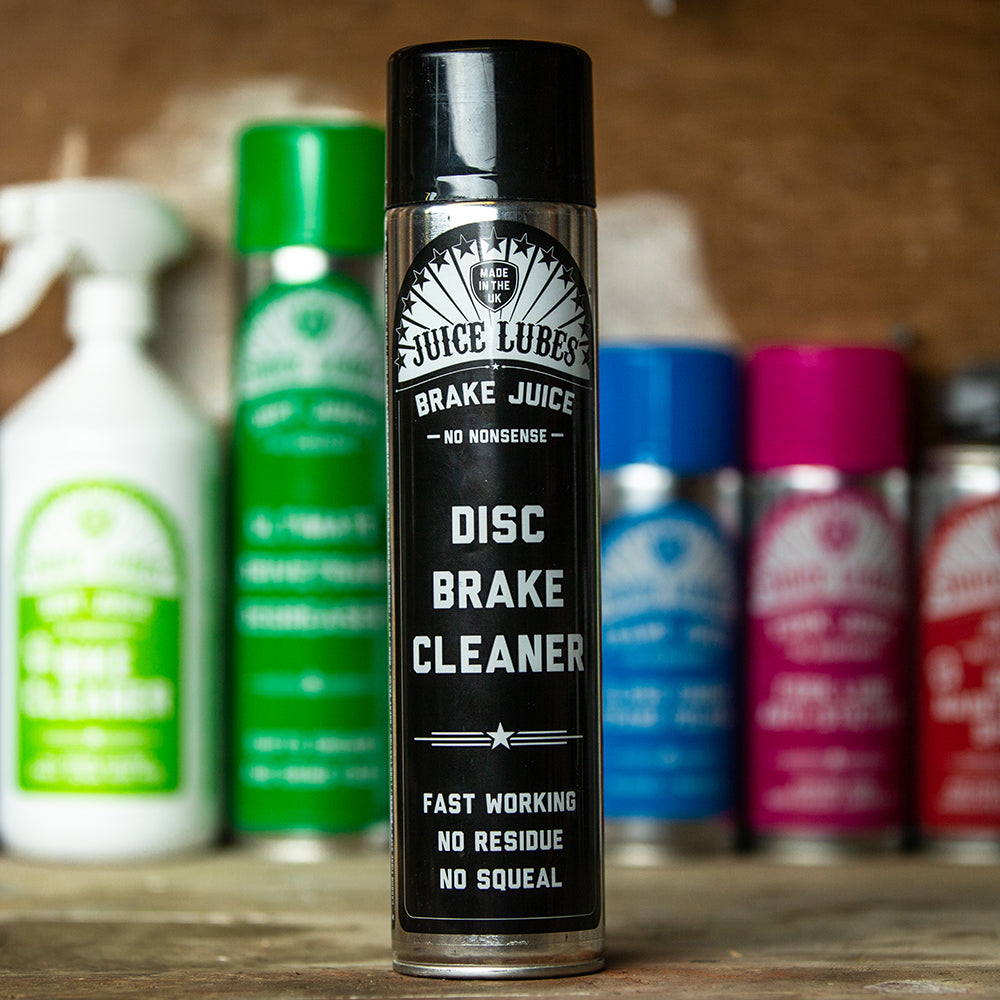 Juice Lubes Brake Juice Disc Brake Cleaner - Fast-Acting Bicycle & Motorcycle Brake Cleaner Spray - Removes Oil, Grease & Dirt - Ideal for Bike Maintenance & Motorcycle Repair
