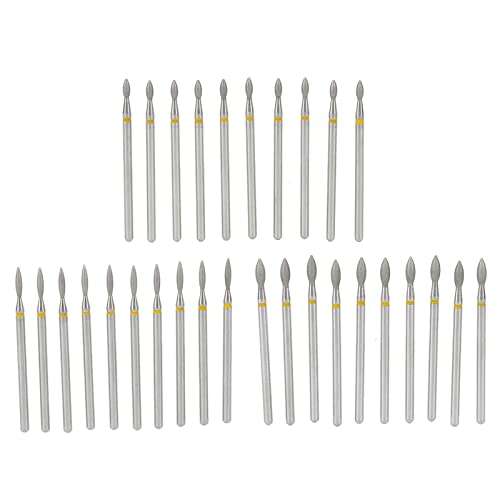 30Pcs Nail Art Drill Bits Set - Professional Silicon Carbide Polish Removal Bits for Gel & Acrylic Nails, Fits Most Nail Drill Machines | Perfect for Salon, Home Manicure & DIY Nail Care