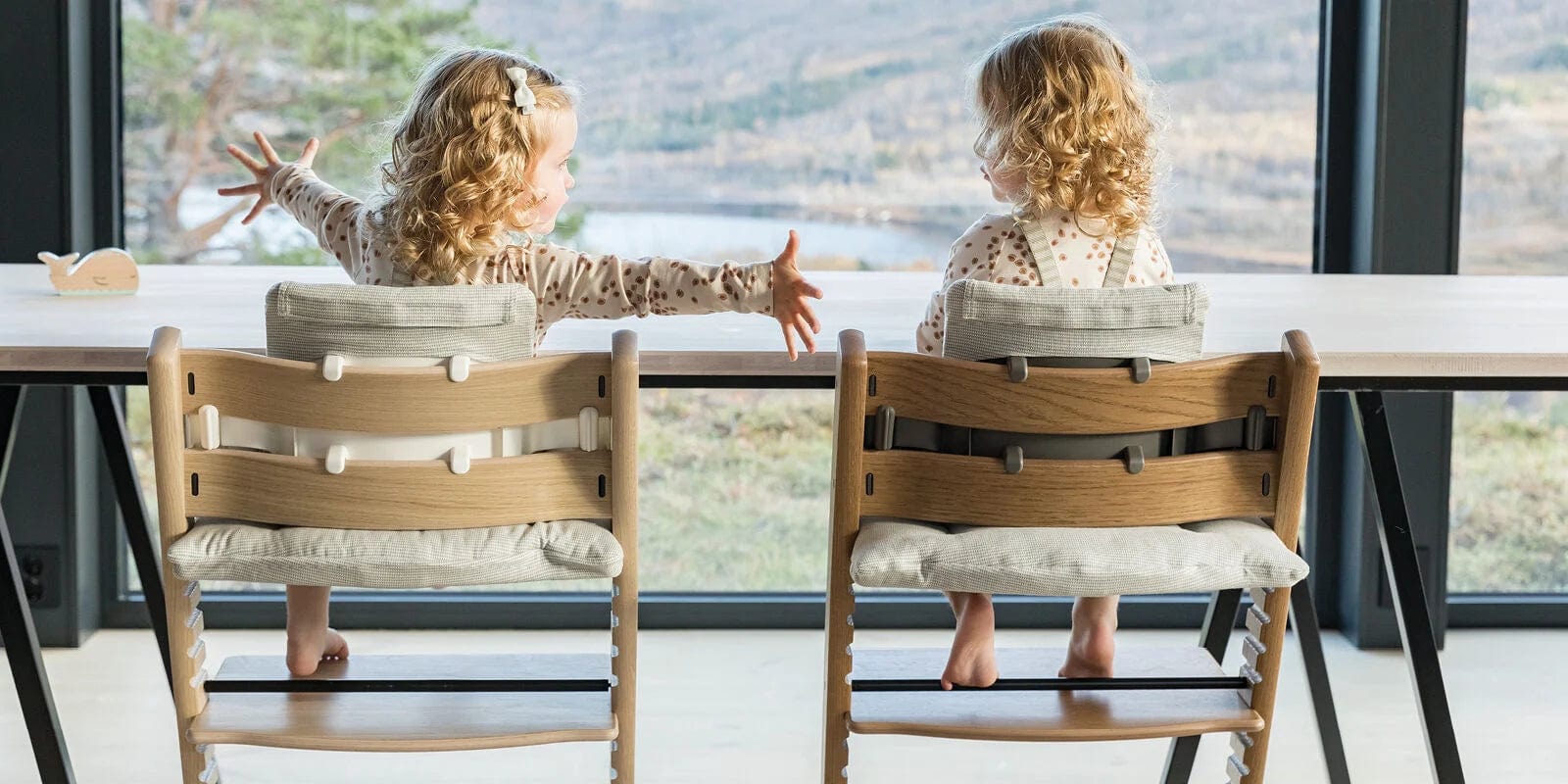 Stokke Tripp Trapp Classic High Chair Cushion Set of 2 - Ergonomic Baby Feeding Seat Pad - Perfect for Dining, Weaning & Playtime at Home