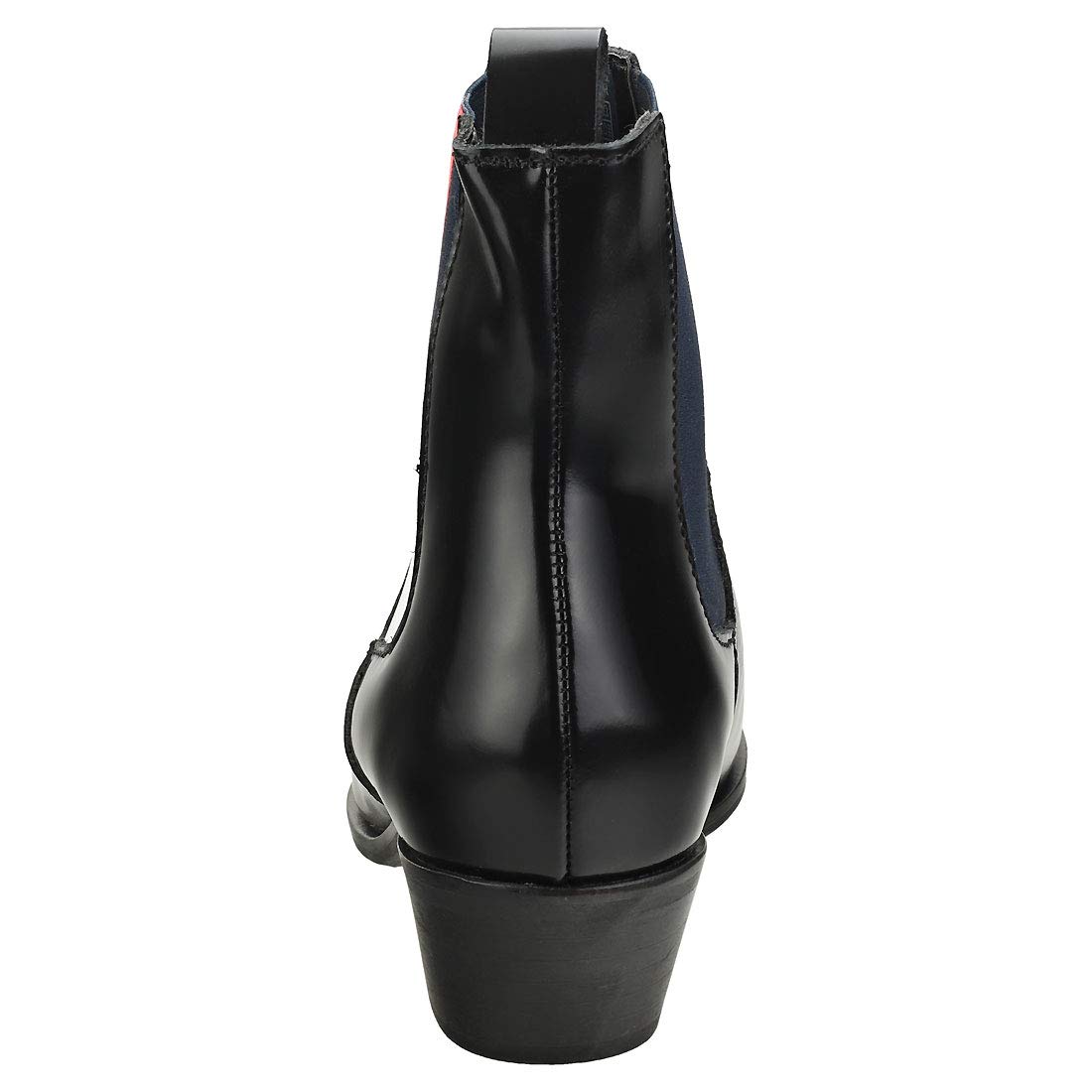 Tommy Jeans Women's Black Corporate Cowboy Boots - Size 6 US | Western Fashion Boots for Casual Wear, Country Concerts & Cowgirl Style Outfits