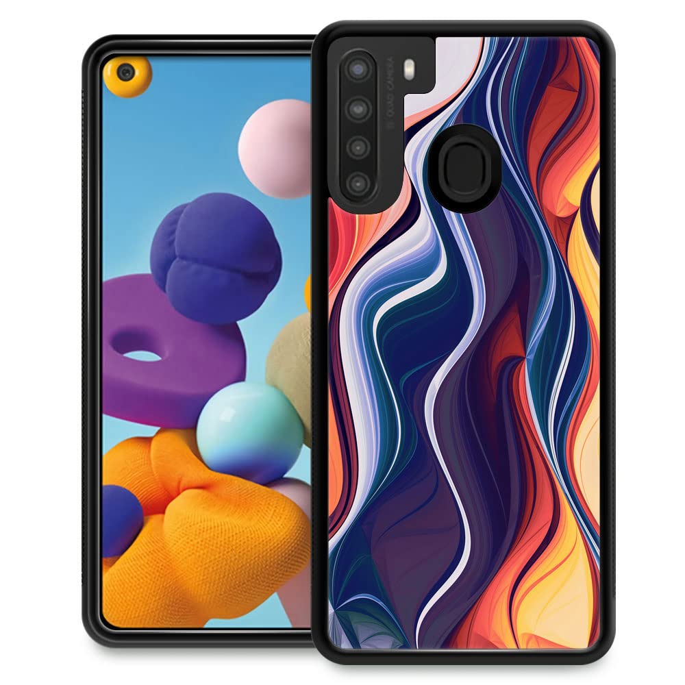 Samsung Galaxy A21 Phone Case for Women - Shockproof Anti-Scratch 6.5