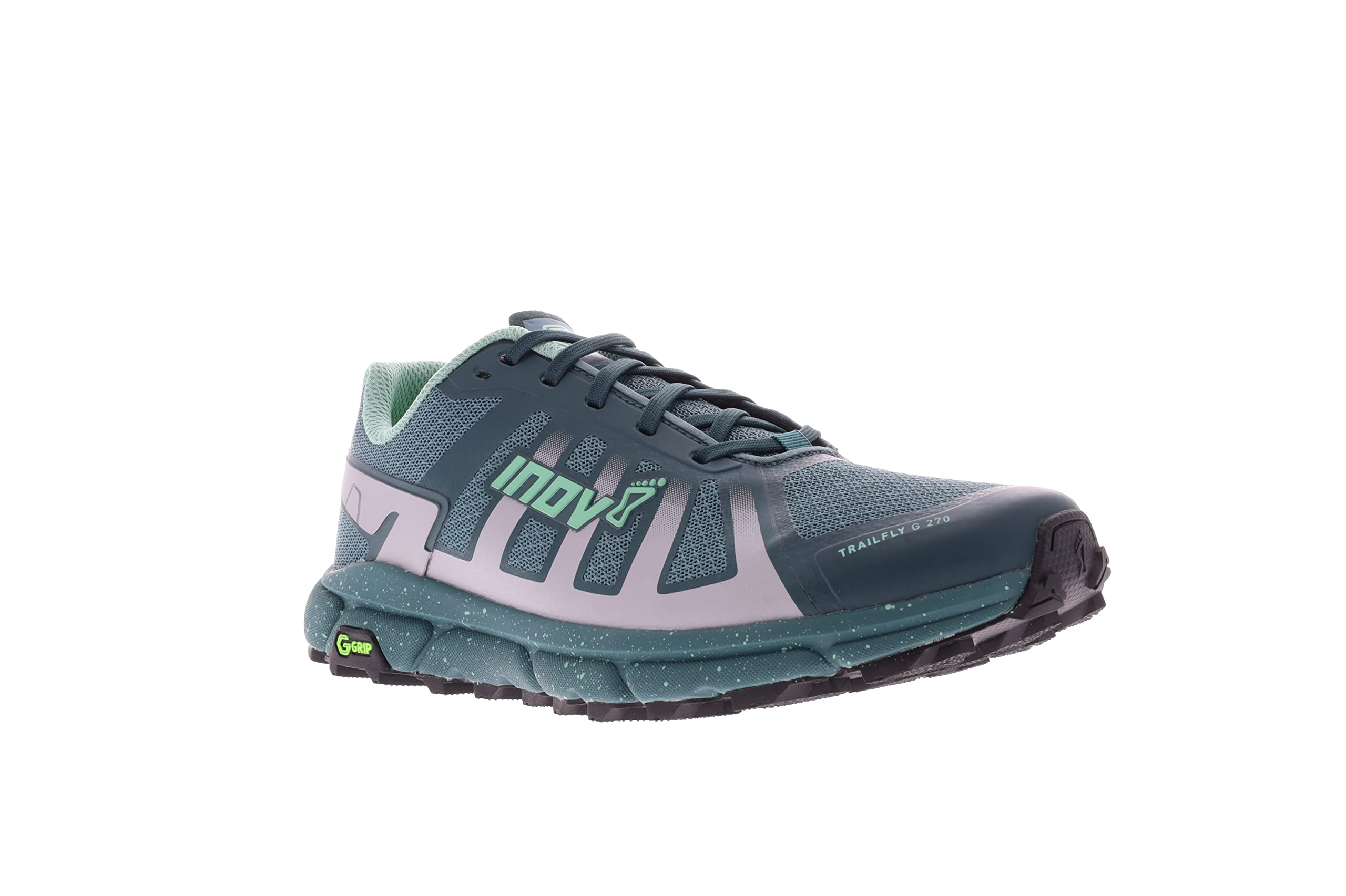INOV8 Women's Trailfly G 270 Trail Running Shoes - Lightweight Hiking Sneakers for Women with Grip & Cushioning - Perfect for Mountain Trails, Jogging & Outdoor Adventures