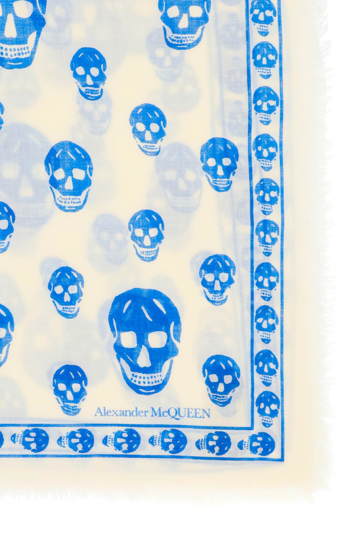 Alexander McQueen Light Wool Skull Scarf - Luxury Fashion Accessory for Women, Perfect for Winter Outfits & Special Occasions