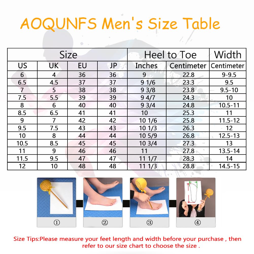 AOQUNFS Men's Latin Dance Shoes - Salsa, Practice, Competition & Casual Dance Sneakers, Style 201 - Perfect for Ballroom, Social Dancing & Performances