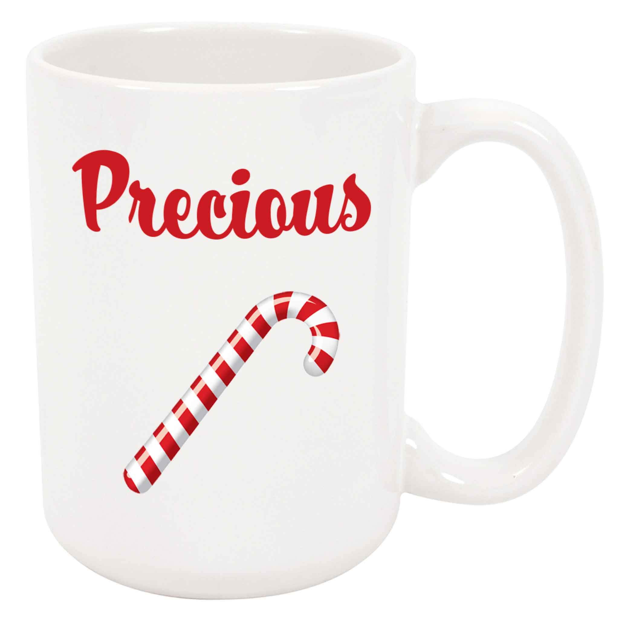 Festive Candy Cane Christmas Coffee Mug - 12oz Insulated Ceramic Cup for Hot Cocoa & Holiday Drinks - Perfect for Xmas Morning, Office Gifts & Winter Decor