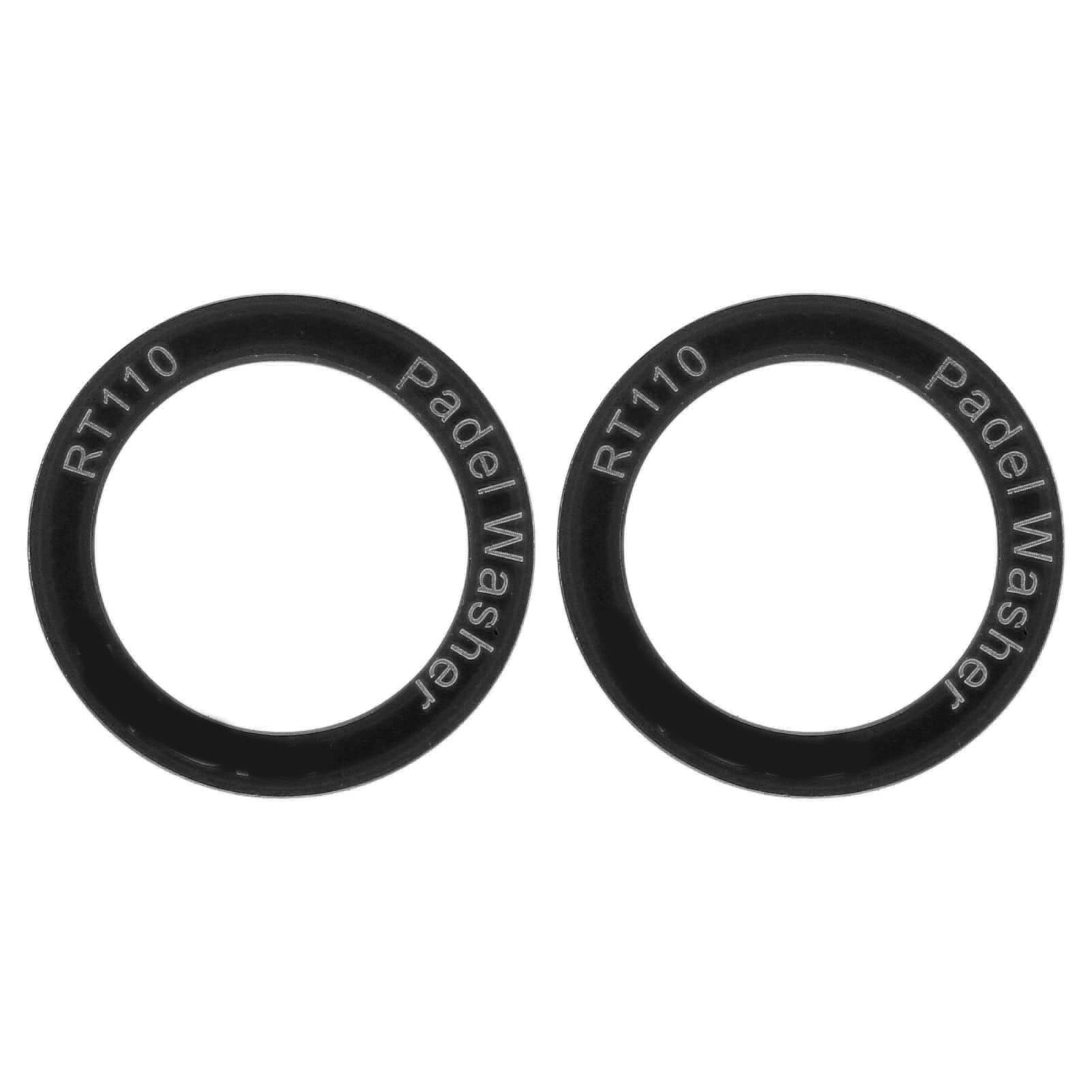 VBESTLIFE 2Pcs Rustproof Alloy Extended Bike Pedal Washers - Durable Pedal Gasket for Mountain Bikes & Road Bikes - Perfect for Cycling, Commuting & Outdoor Adventures