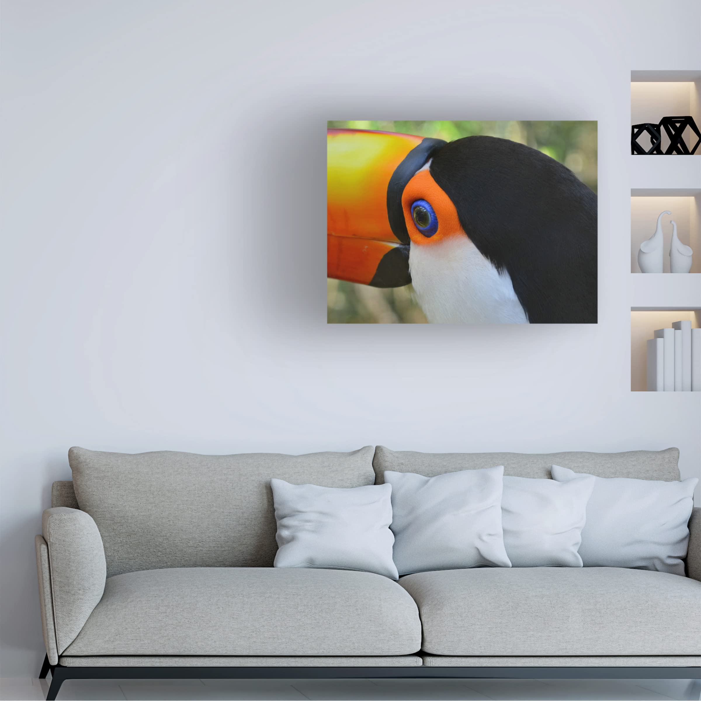 Trademark Fine Art 'Living Painting Palette' Canvas Wall Art by Otavio Oliva - Modern Abstract Home Decor for Living Room, Bedroom & Office