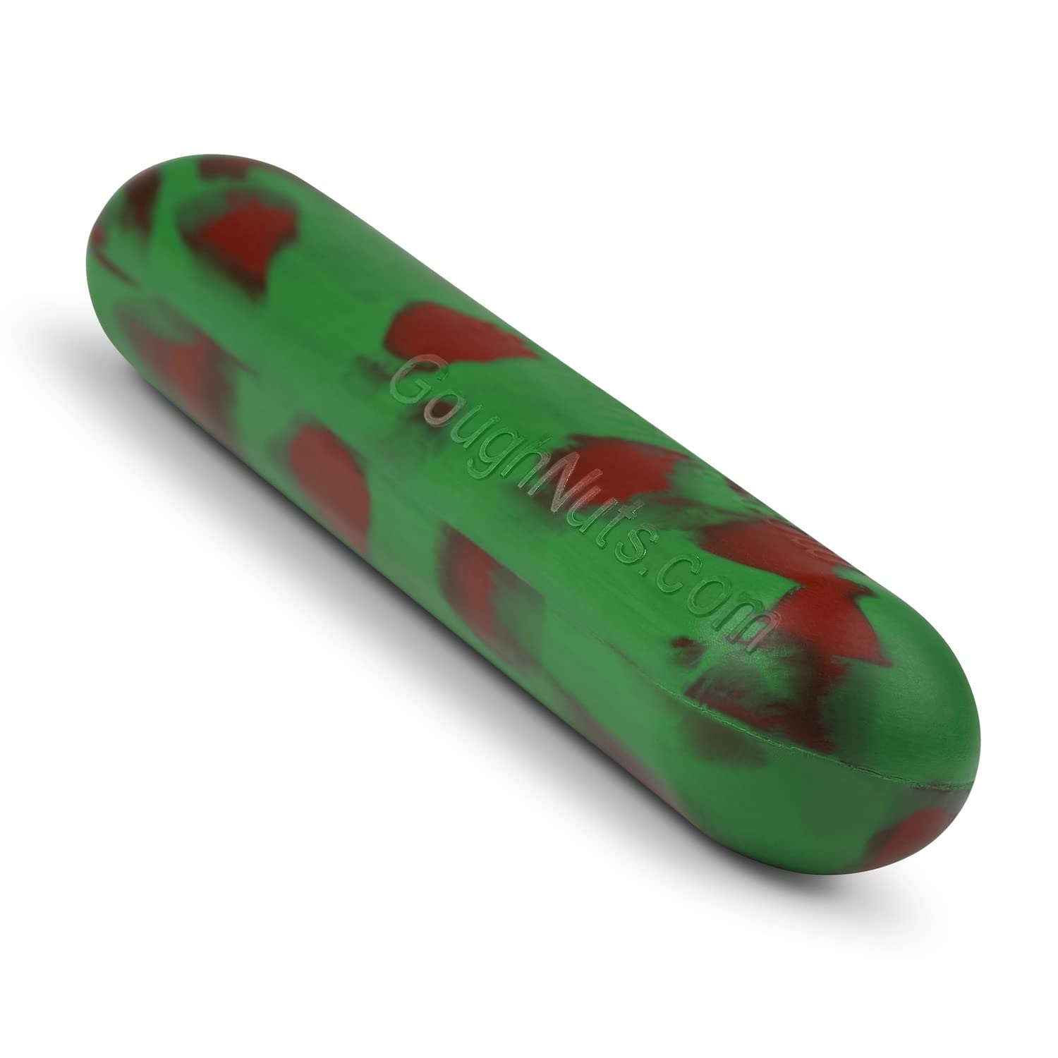 Goughnuts Virtually Indestructible Dog Chew Toy for Aggressive Chewers - Heavy Duty Chew Stick for Medium Breeds Like Pit Bulls - Durable Green Dog Toy for Playtime, Training & Anxiety Relief