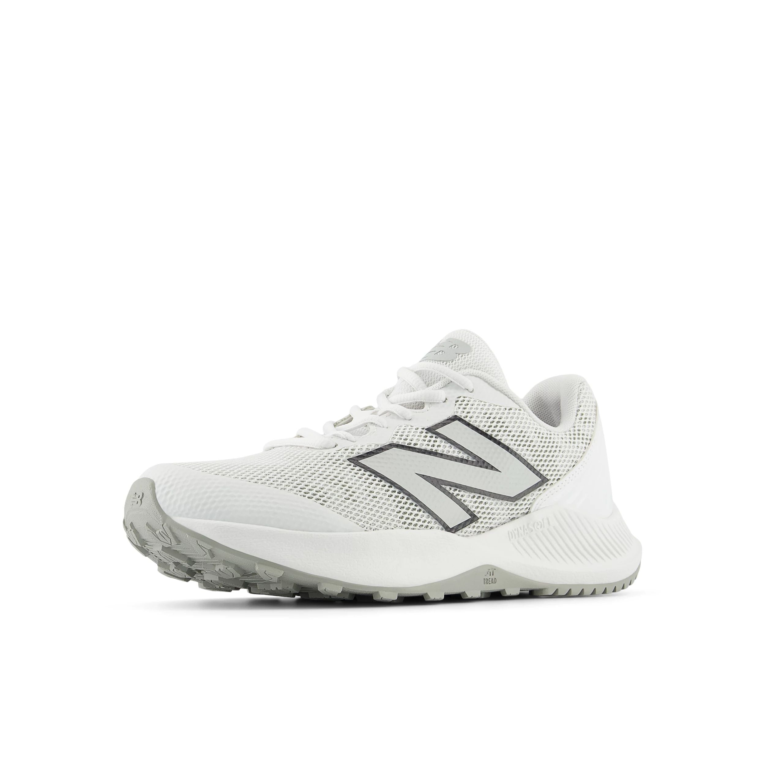 New Balance 4040v7 White Youth Turf Soccer Cleats - Lightweight Athletic Shoes for Kids - Perfect for Youth Soccer Games & Training Sessions