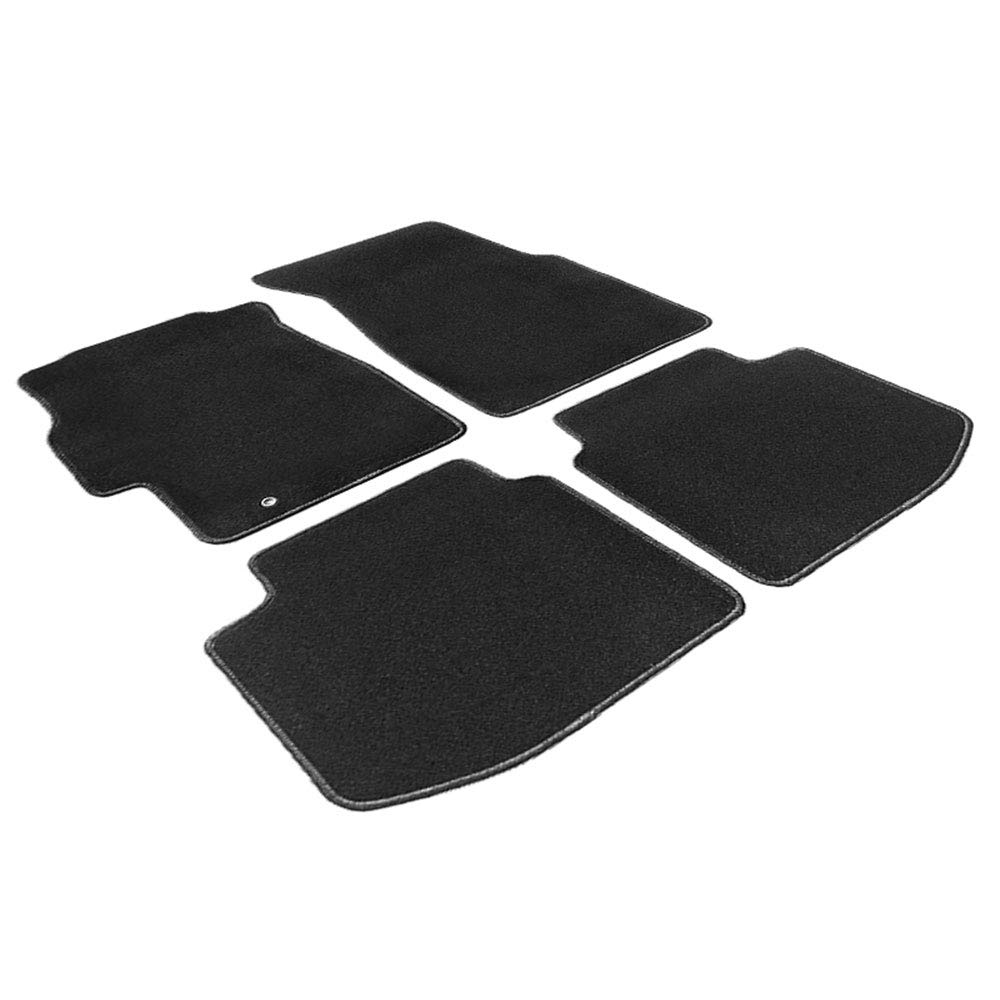 FREEMOTOR802® Premium Nylon Car Floor Mats for 1996-2000 Honda Civic - Non-Slip Custom Fit All-Weather Protection (Black, 4-Piece Set) | Perfect for Daily Commuting, Road Trips & Winter Driving